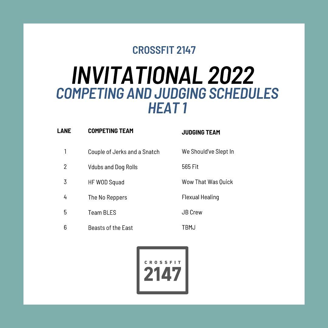 Along with the competition schedule posted yesterday, we have now finalised the competing and judging schedules.

Please check the following to note when you will be competing and when you will be judging.

You should have also received your athlete 