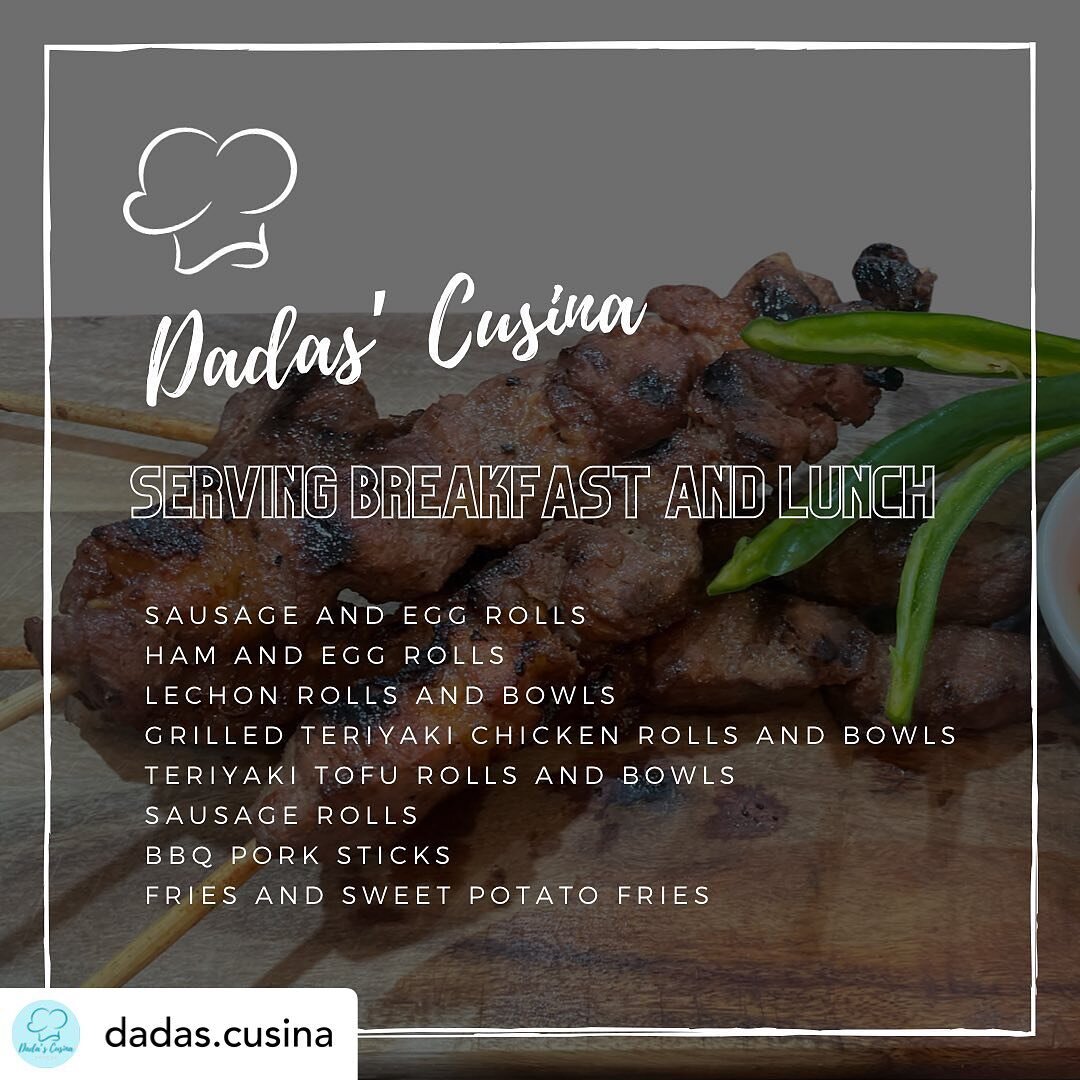 Looking forward to having @dadas.cusina bringing all the food this year! Make sure you check them out and try some of their awesome dishes.