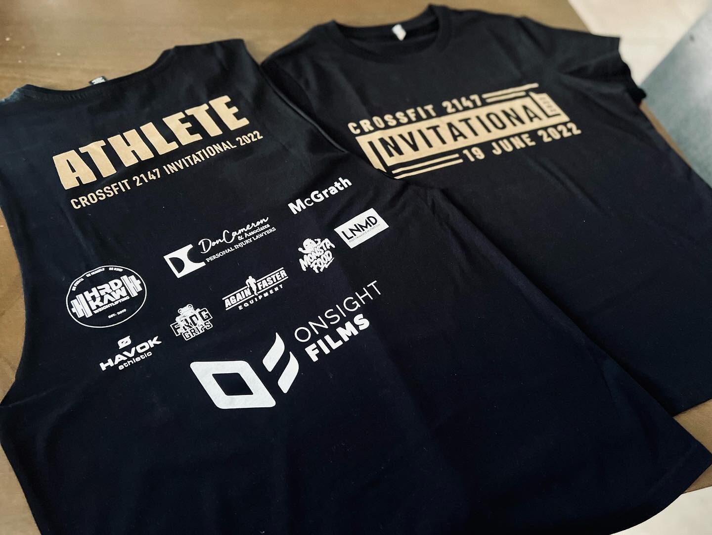 We can&rsquo;t wait to see you all in your athlete shirts 😍

Bring on Sunday! 💪

We can&rsquo;t thank our sponsors enough 🙏

@onsightfilms.tv
Don Cameron &amp; Associates
@joelhollingsatmcgrath
@hrdkawstrength
@againfasterau
@havokathletic
@monsta