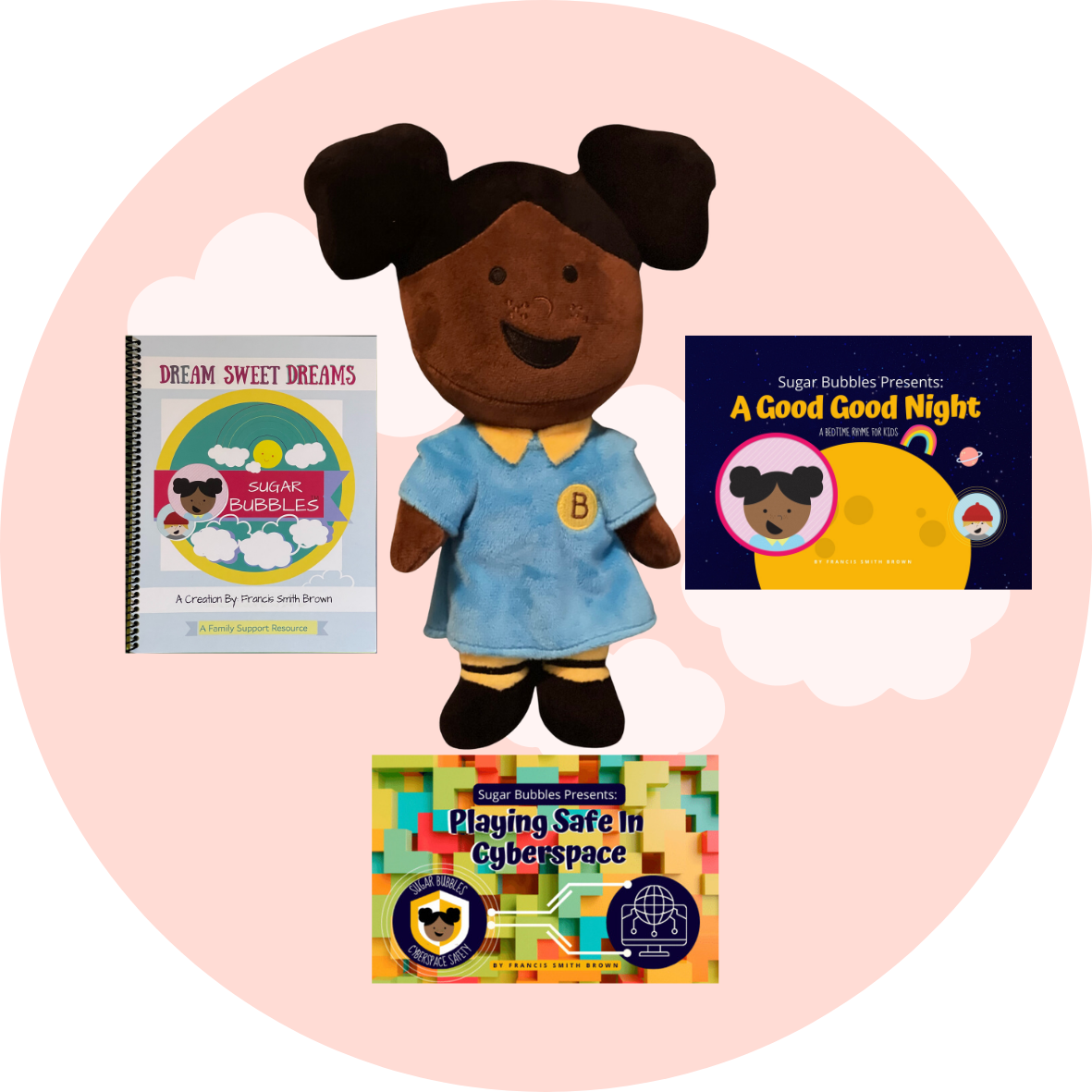 Sugar Bubbles™ Books and Plush Bundle