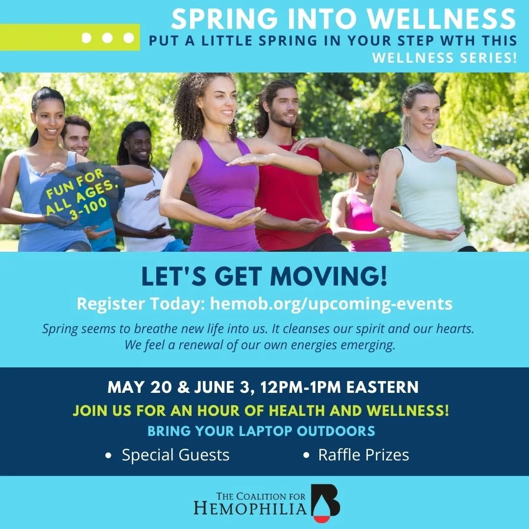 Spring Into Wellness — The Coalition for Hemophilia B