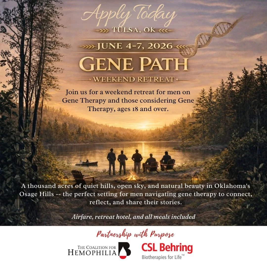 Beta Path Weekend Gene Path Retreat Weekend — The Coalition for Hemophilia B