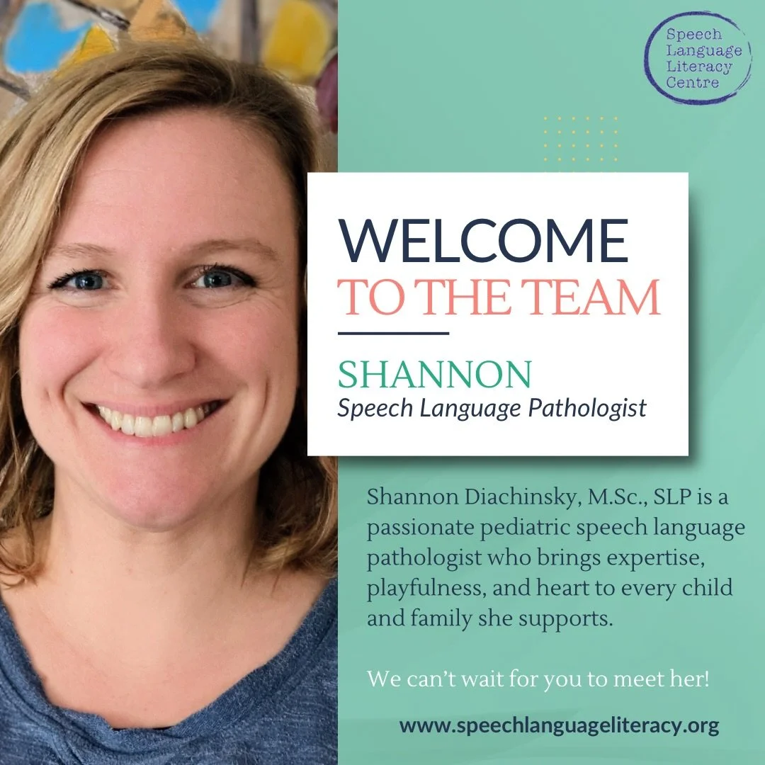 Please join us in giving the warmest welcome to Shannon Diachinsky, M.Sc., SLP 💛

Shannon has been supporting children and families since earning her Master of Science in Speech Language Pathology from the University of Alberta in 2008. With experie