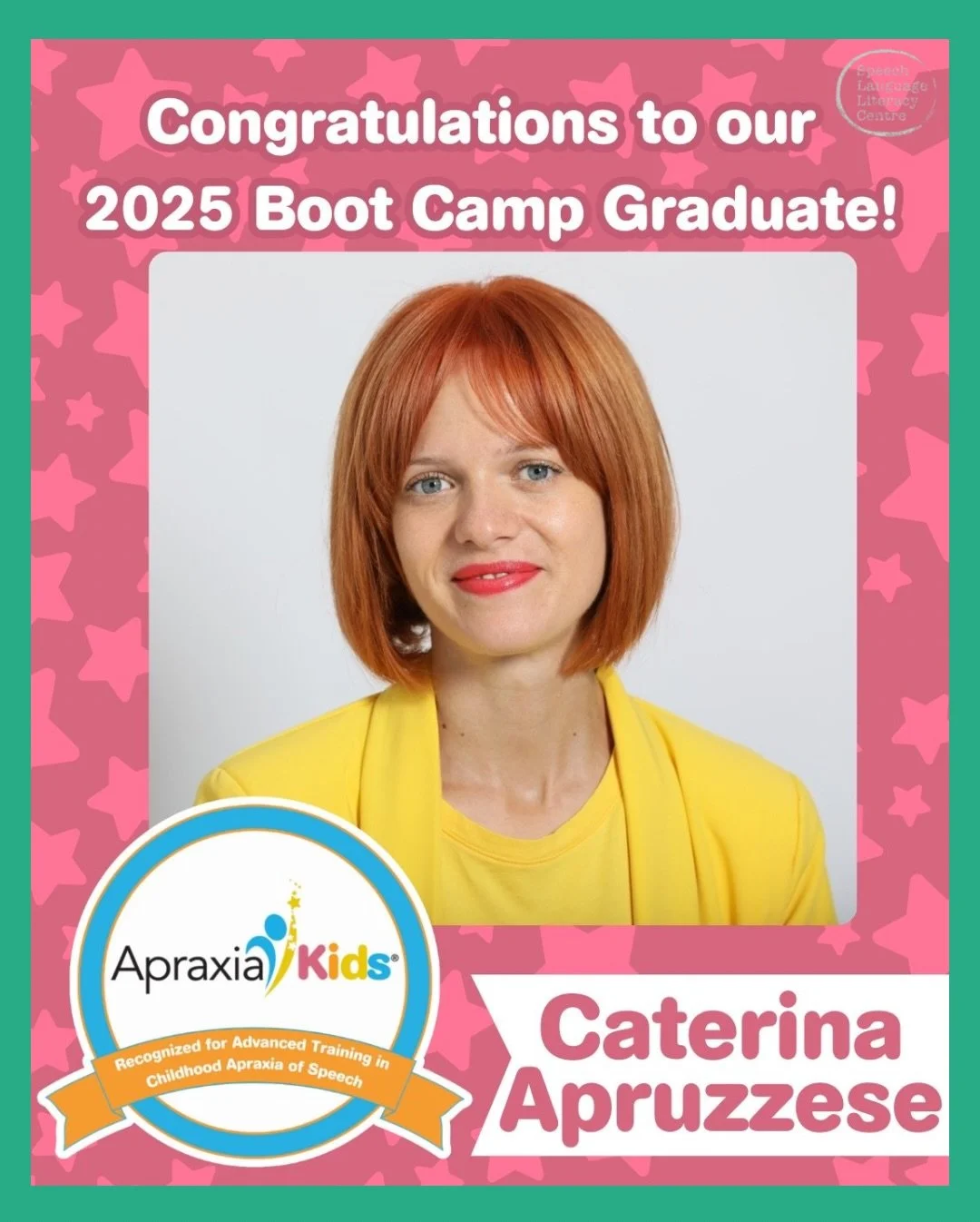 There is something incredibly special about watching someone step into the very space that once shaped them 💛

In 2021, Lyndsay sat in the seats of the Apraxia Kids Bootcamp as an attendee and graduate, soaking up every ounce of knowledge about Chil