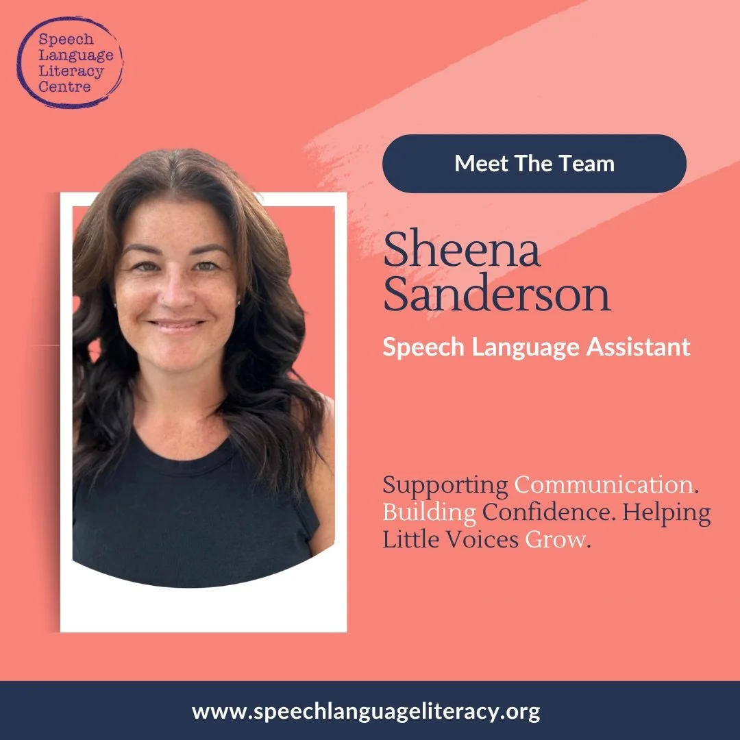 ✨ Meet the Team: Sheena ✨

Sheena is a Speech Language Assistant who brings so much heart to the work she does with children and families. She is dedicated to helping young children build their communication skills and is deeply committed to making a