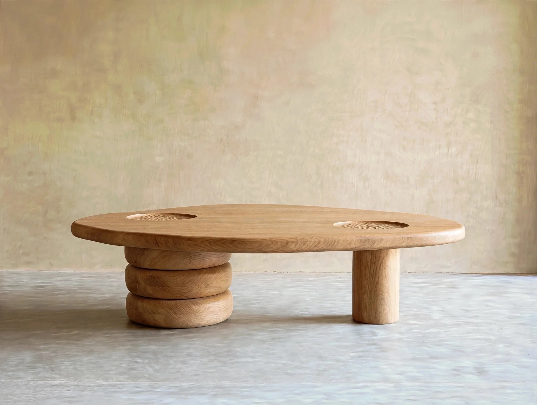 White oak oiled finish