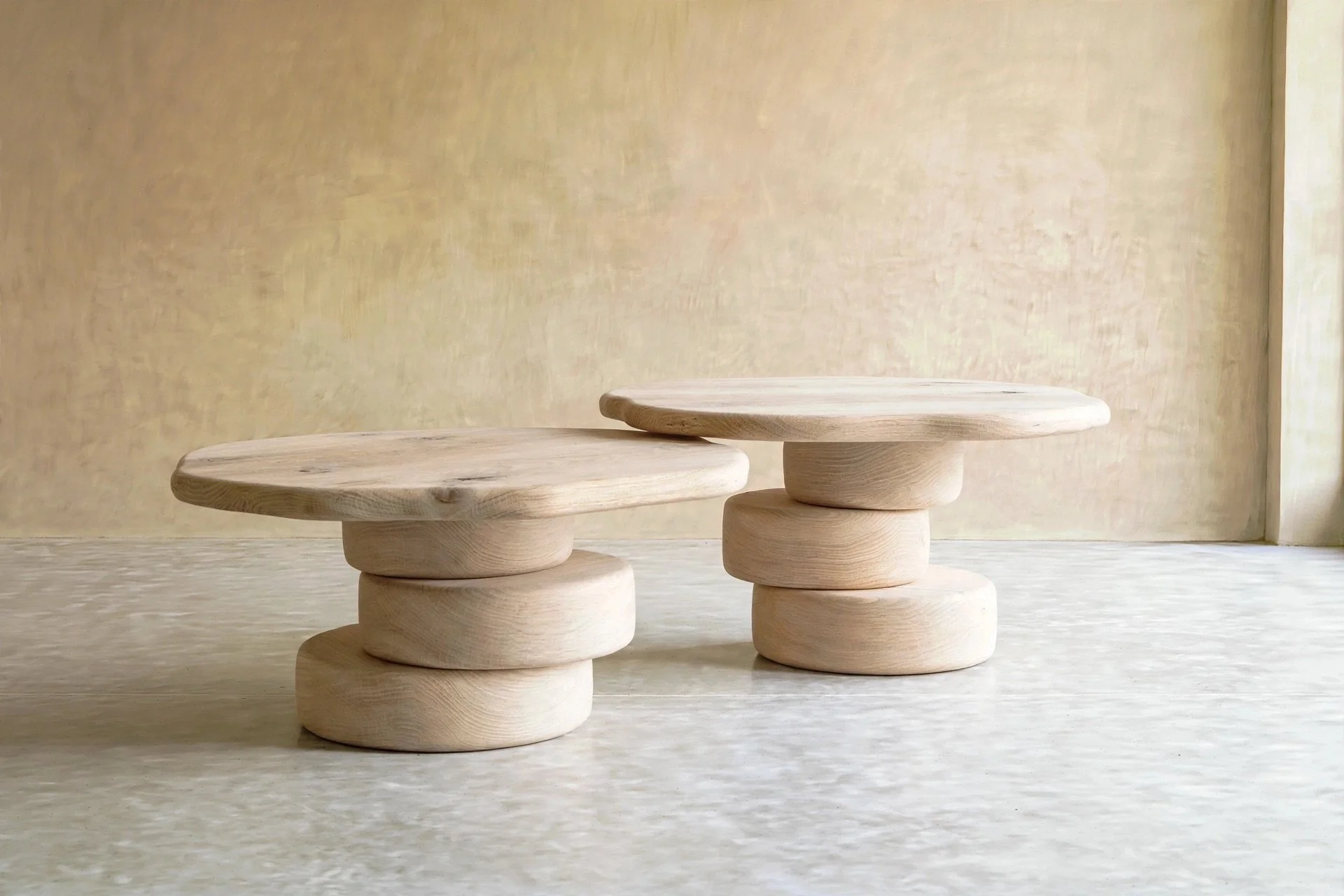 White oak bleached finish