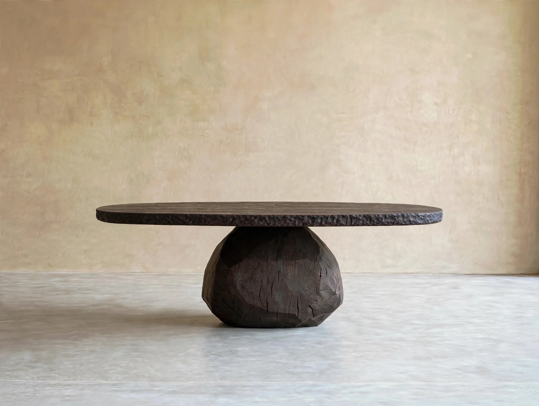 White oak ebonized finish