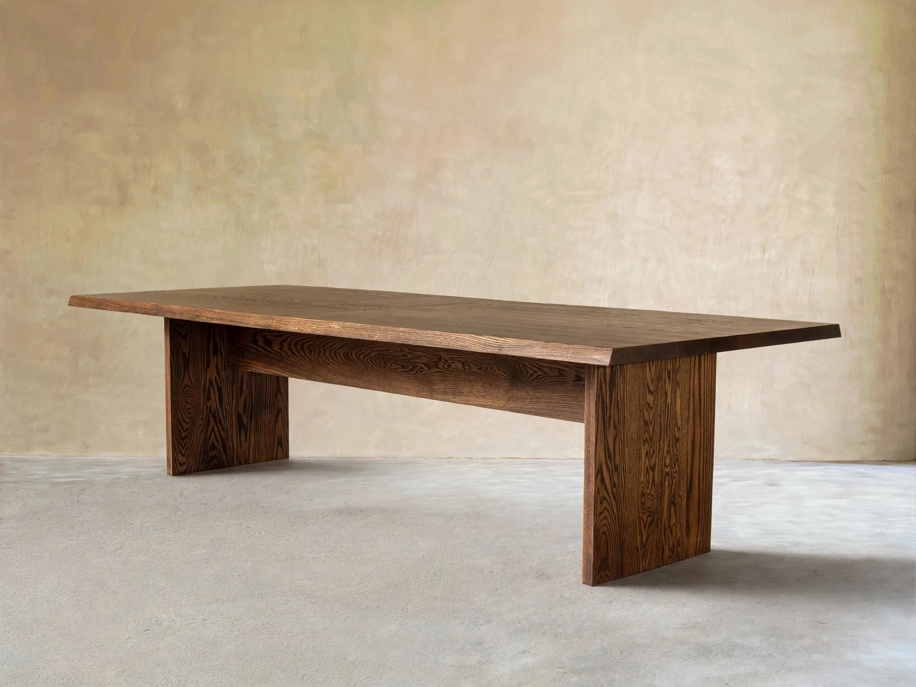 White oak stained