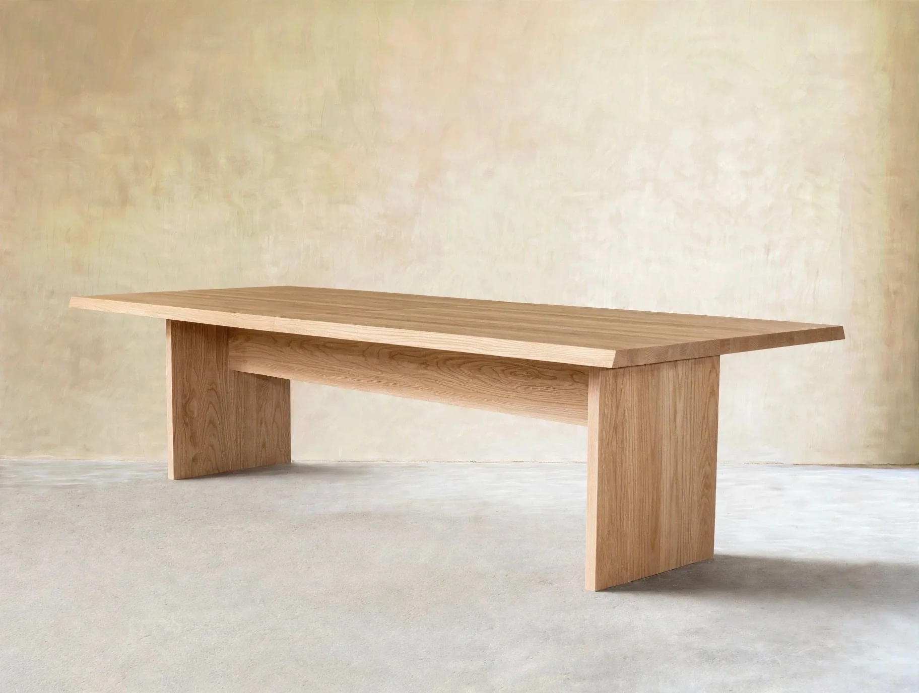 White oak natural finish