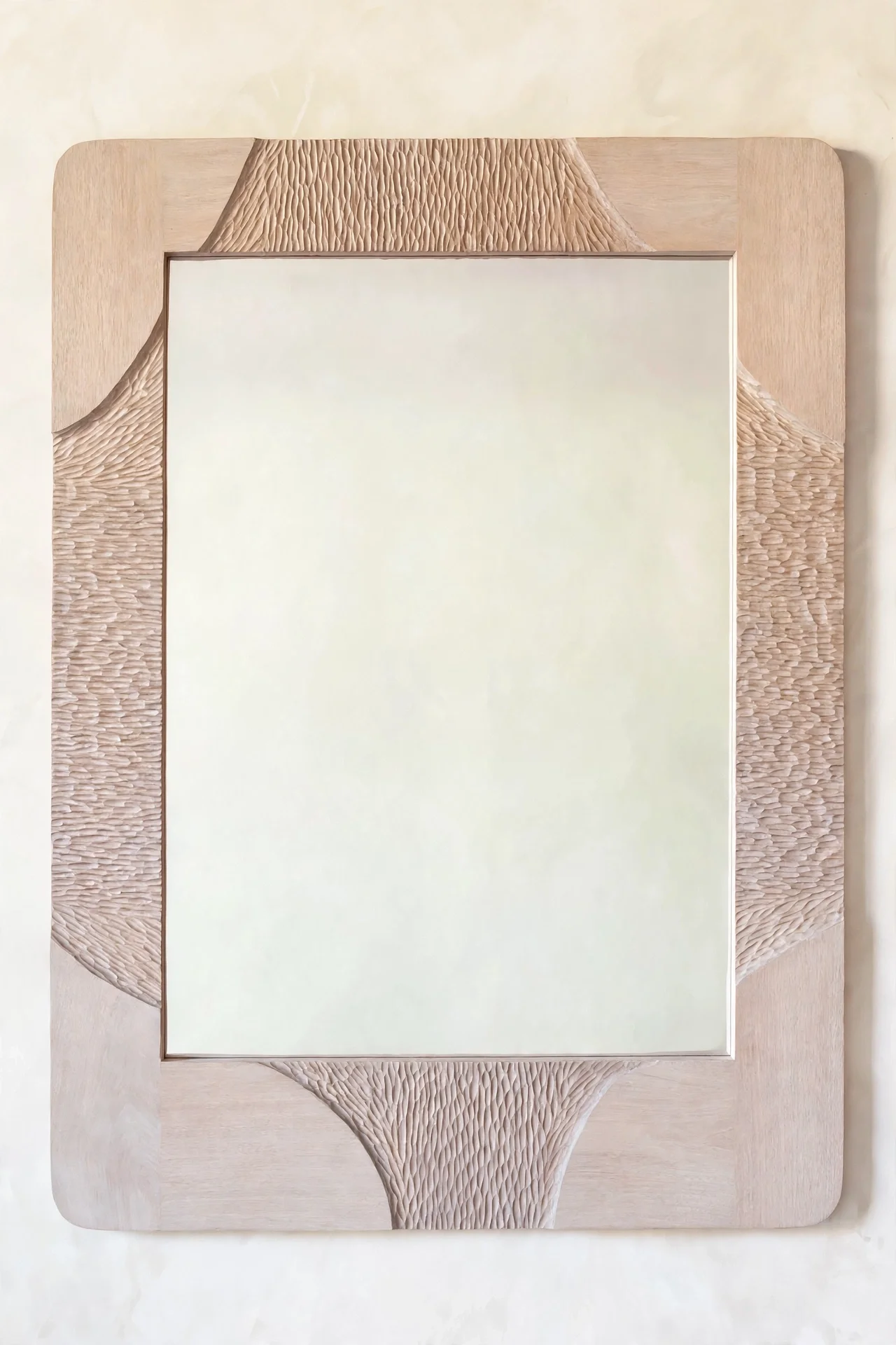 Bleached white oak finish