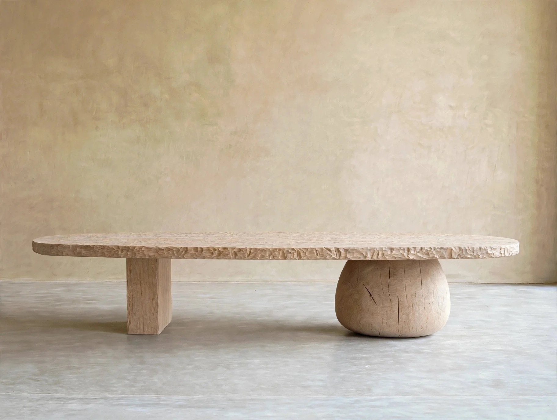 White oak bleached finish