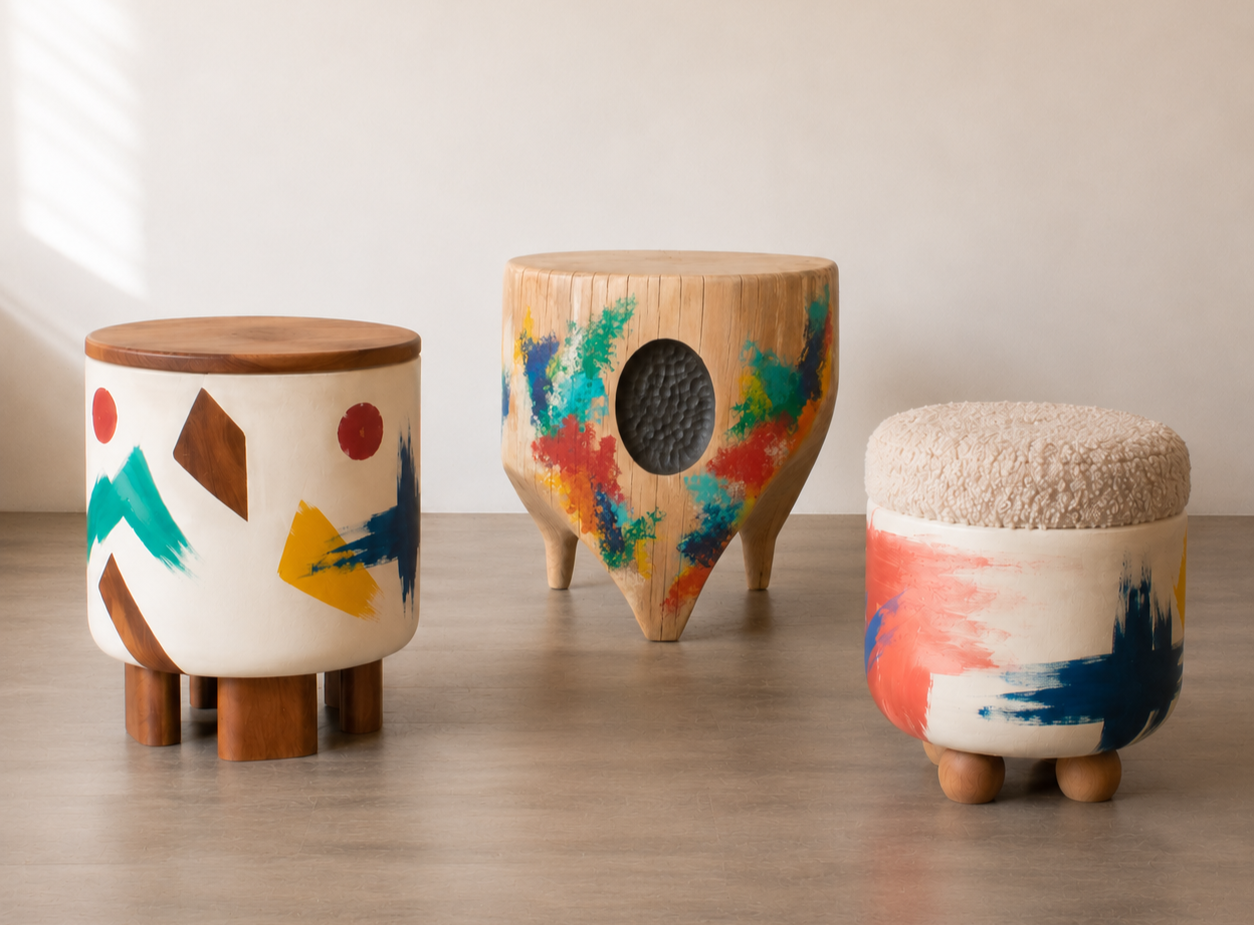 Side tables and stools
