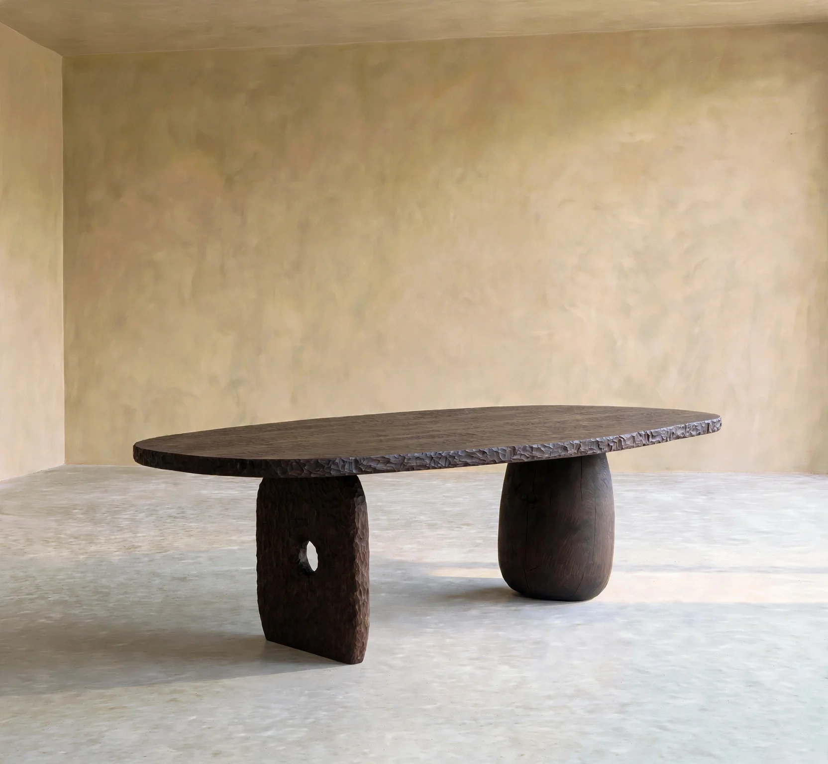 Ebonized white oak