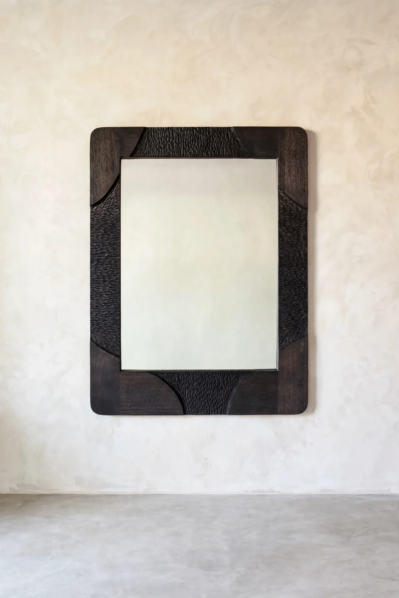Ebonized white oak finish