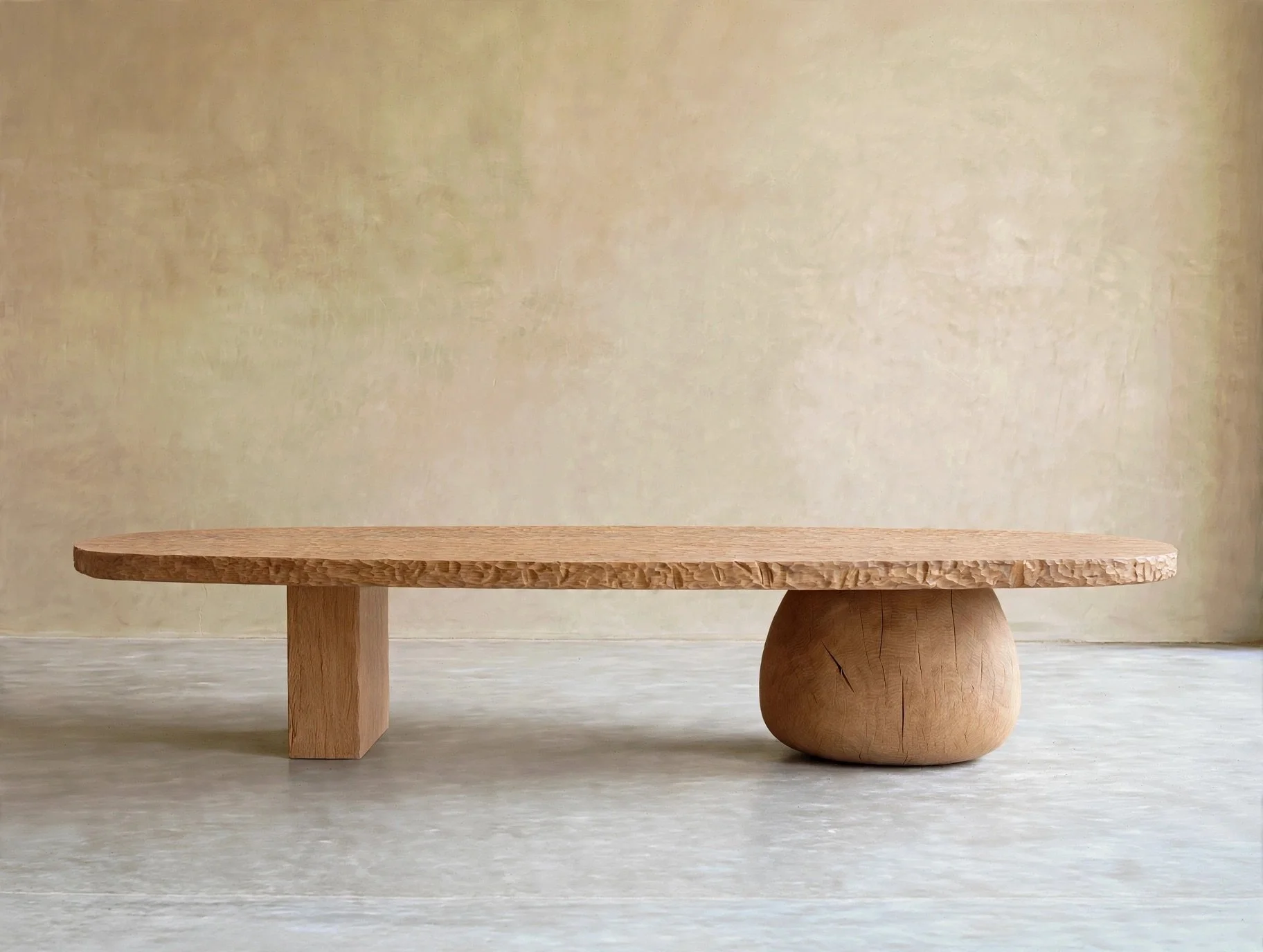 White oak natural finish