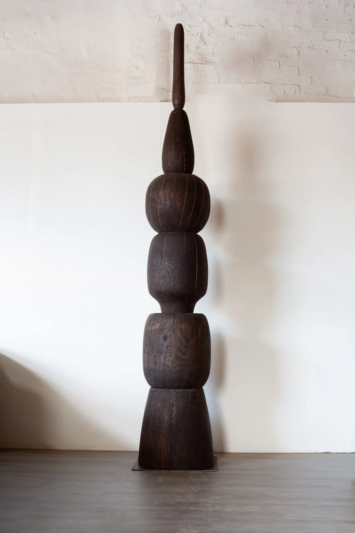 STAINED WHITE OAK TOTEM