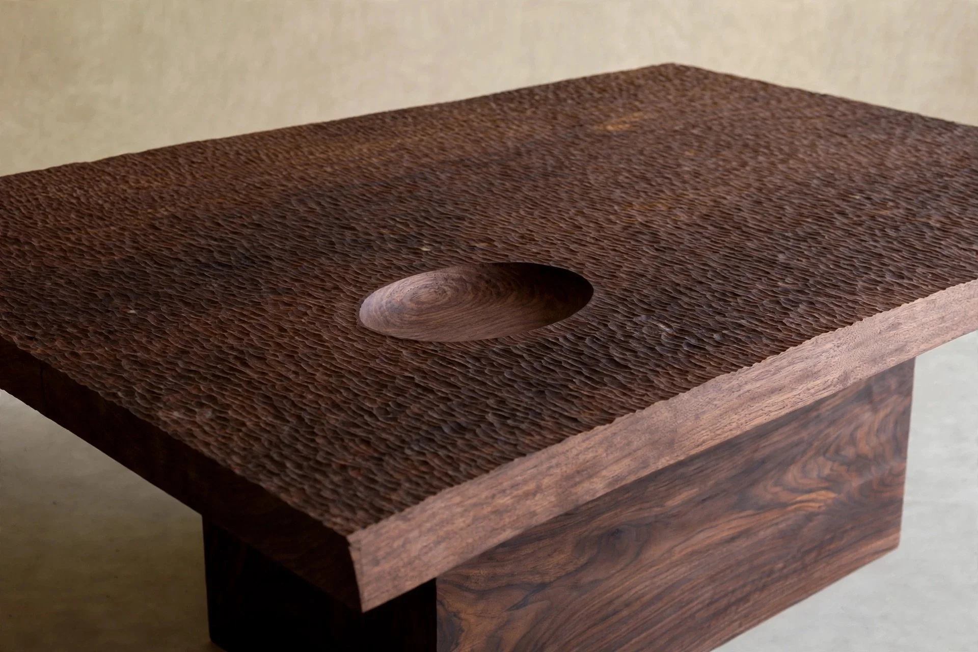 Detail shot black walnut