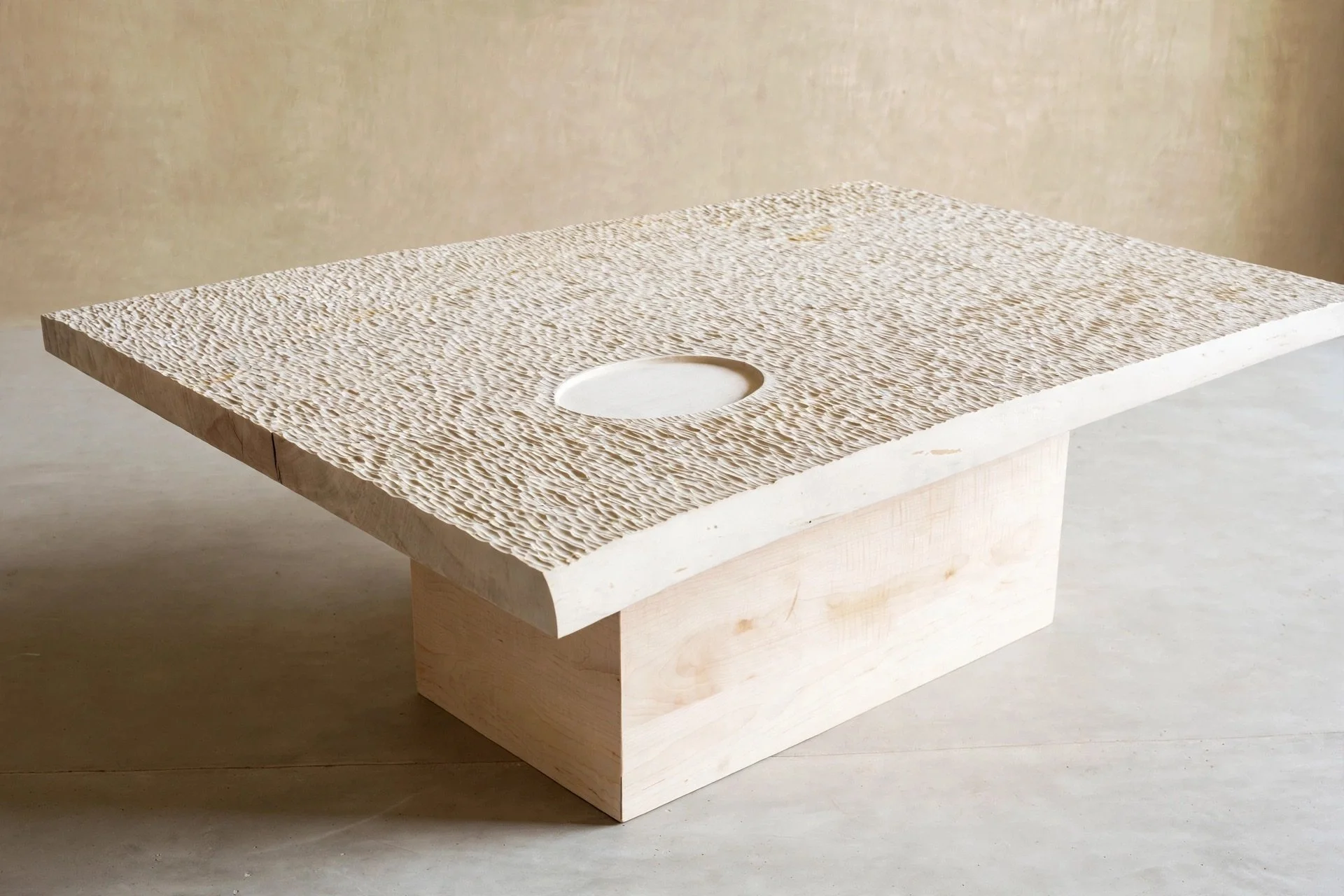 Maple bleached finish