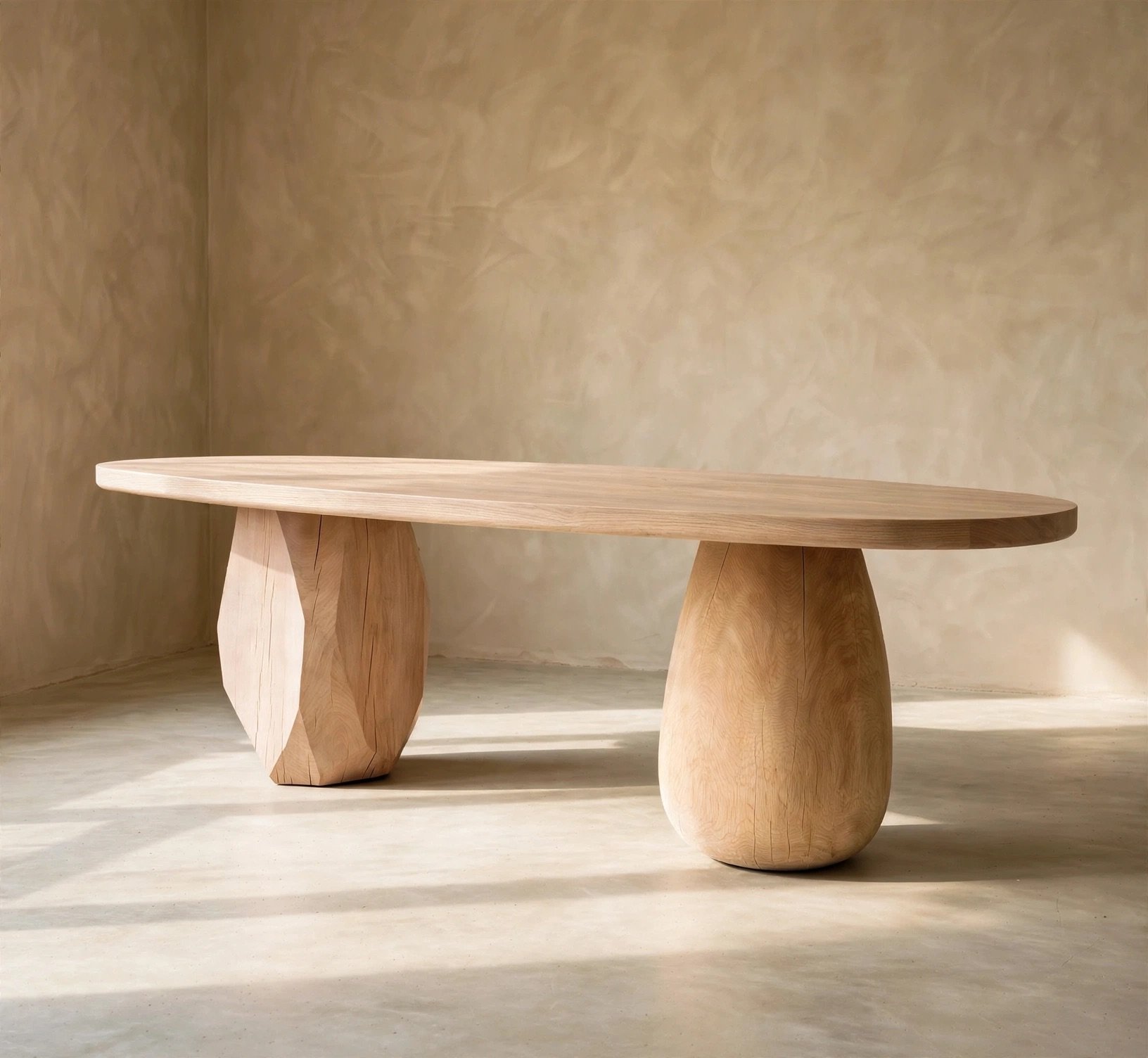 White oak natural finish