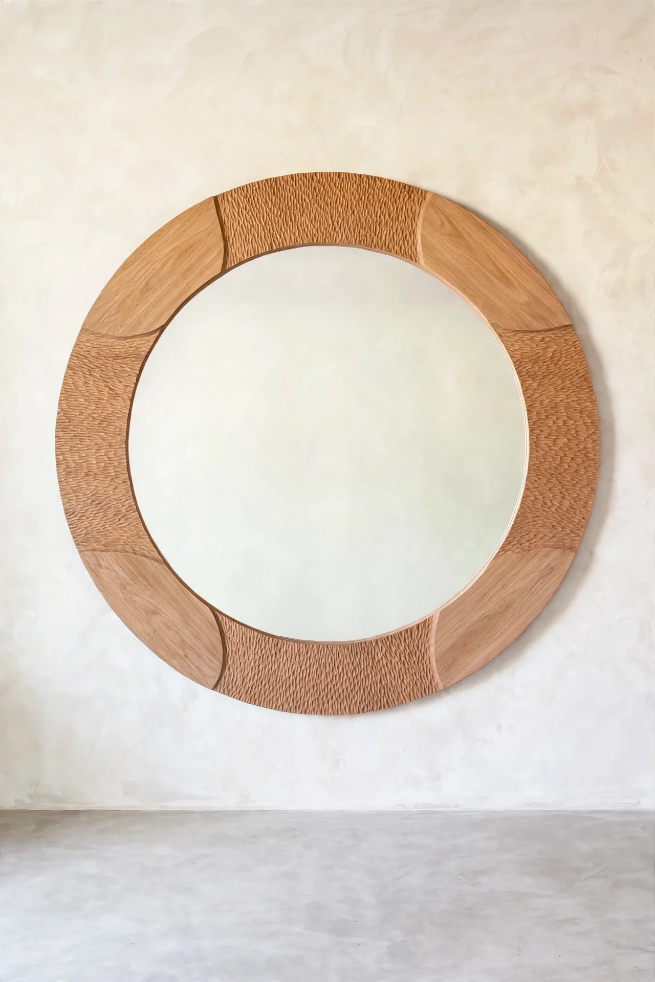 Natural white oak finish