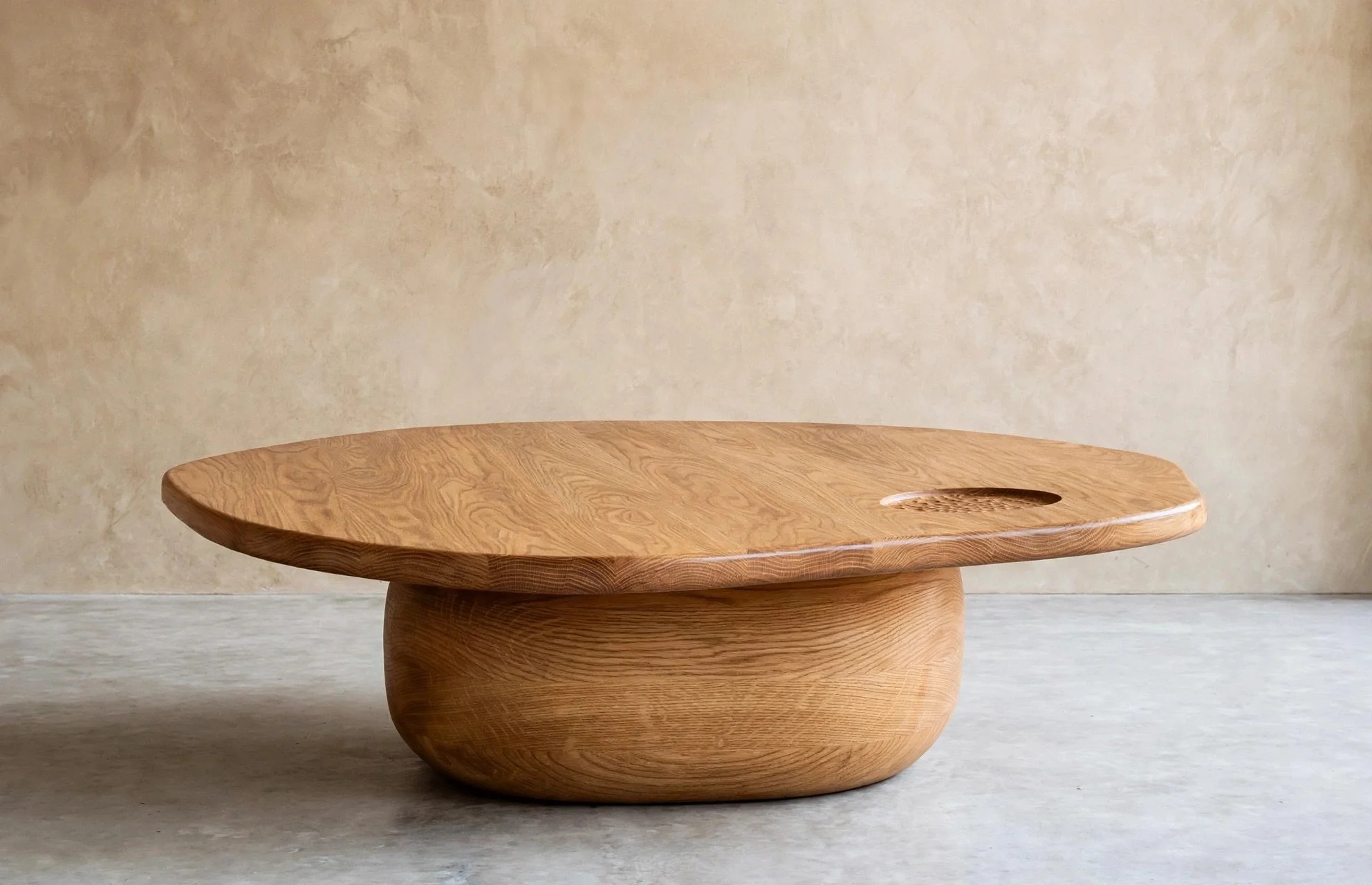 White oak oiled finish