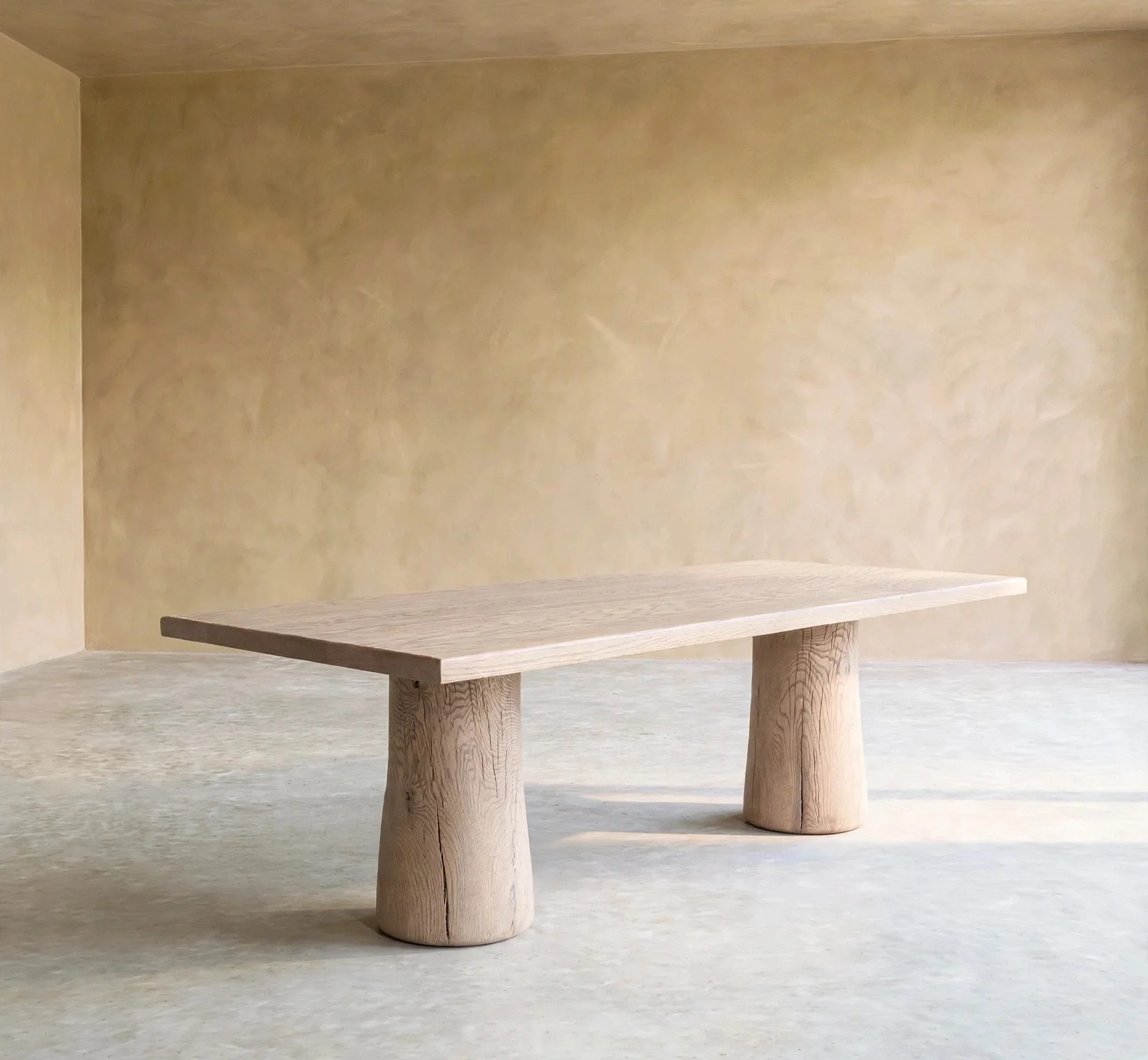 White oak bleached finish