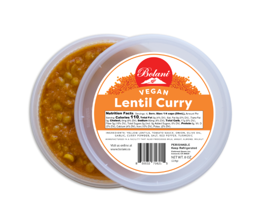    Bolan’s lentil curry   