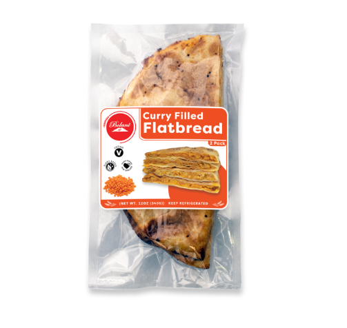    Bolani curry flatbread   