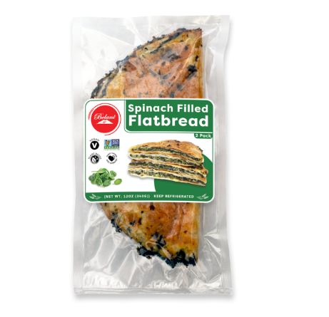    Bolani Spinach flatbread   