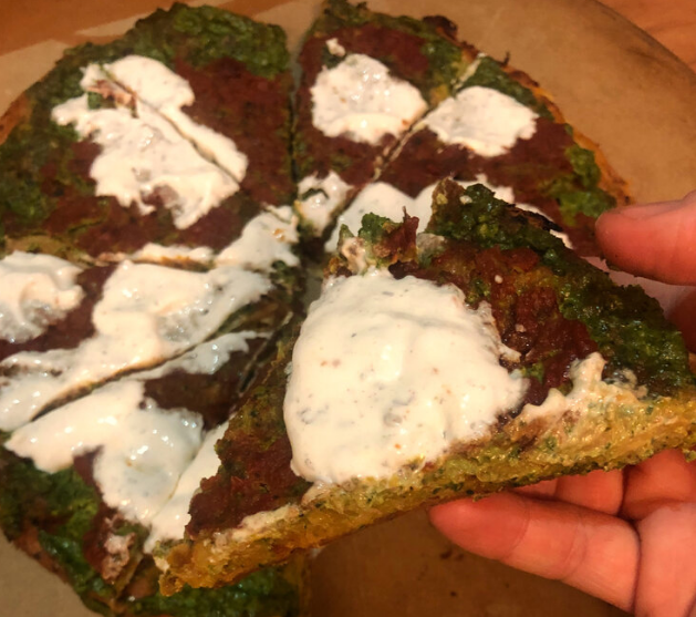 Bolani flatbread turns pizza night into a healthy delight. Try this easy recipe at home for a fresh plant-based meal tonight!