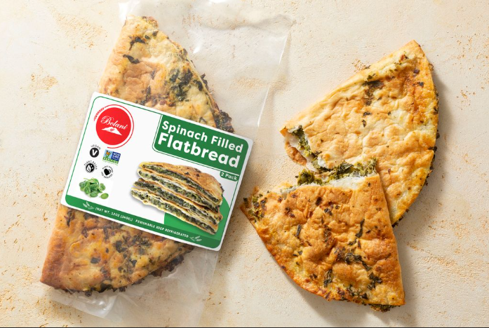  Our flatbreads store well in the refrigerator and heat quickly in a skillet, oven, or air fryer. 