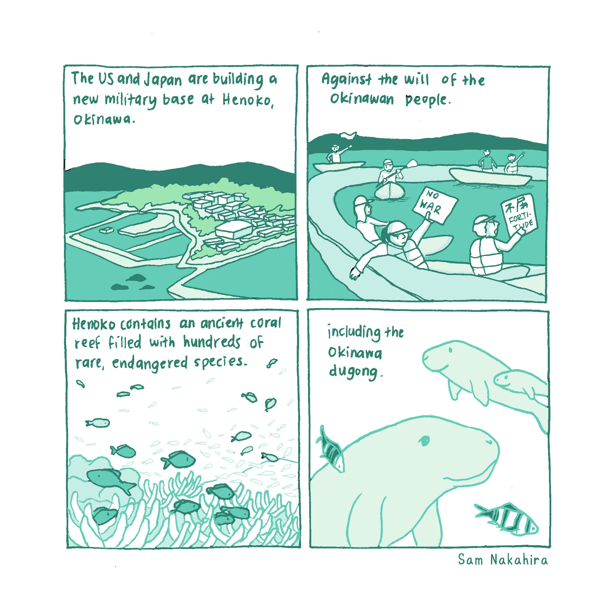 Henoko Base in Okinawa