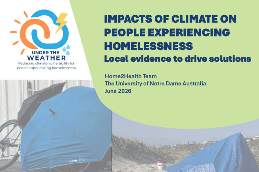 Impacts of Climate on People Experiencing Homelessness - Local Evidence to Drive Solutions