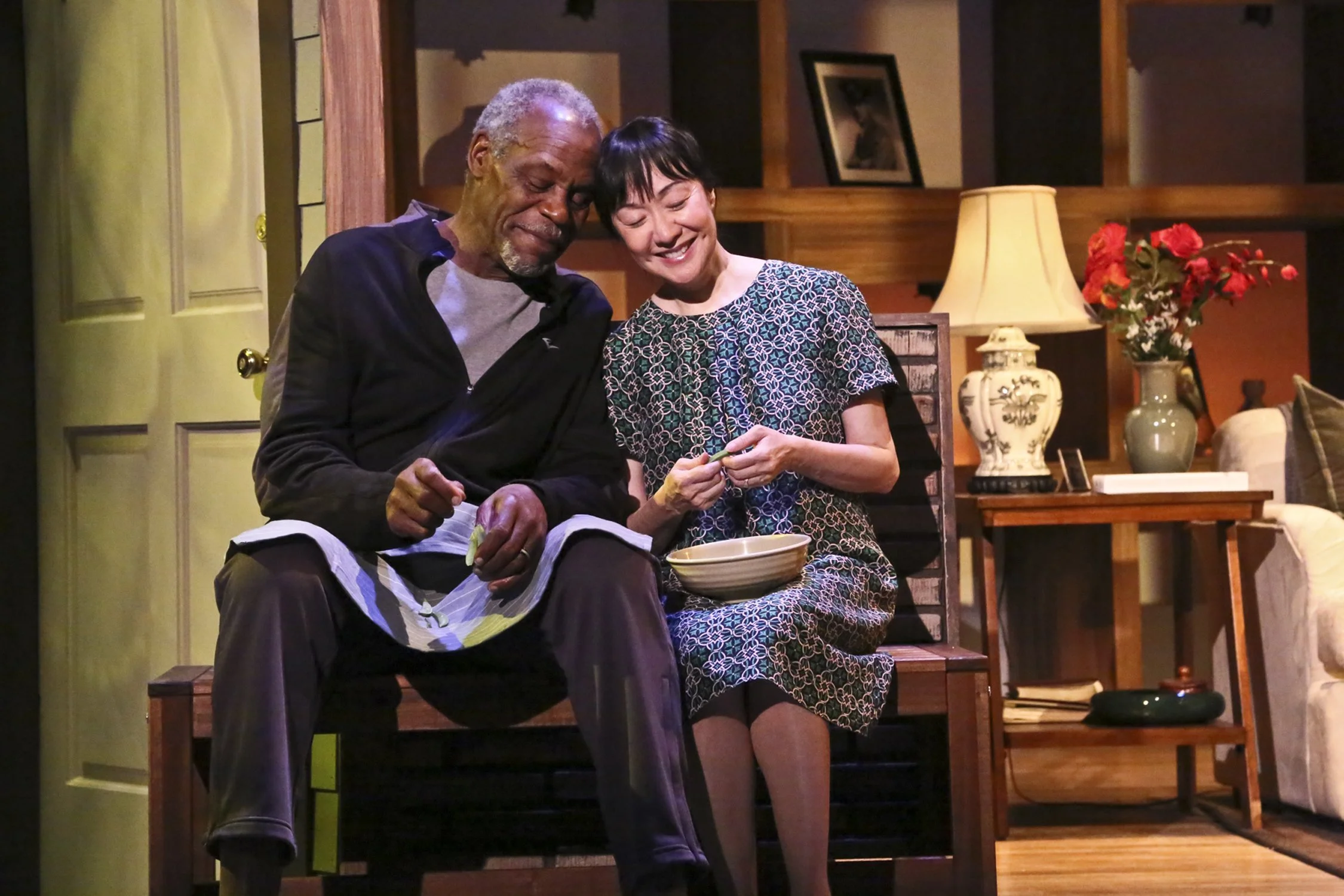 Danny Glover and June Angela star in The Robey Theatre Company and East West
Players’ production of Philip Kan Gotanda’s Yohen, directed by Ben Guillory. Photo by Michael Lamont.