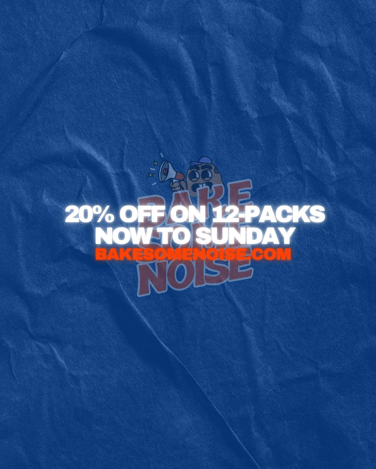 WE DON&rsquo;T DO THIS OFTEN BUT I LOVE BEING A DAD SO ITS ONLY RIGHT. USE CODE: OLDMAN AND BLESS YOUR POPS. WE AINT AMAZON BUT WE&rsquo;LL SHIP IT LIKE WE ARE. #bakesomenoise