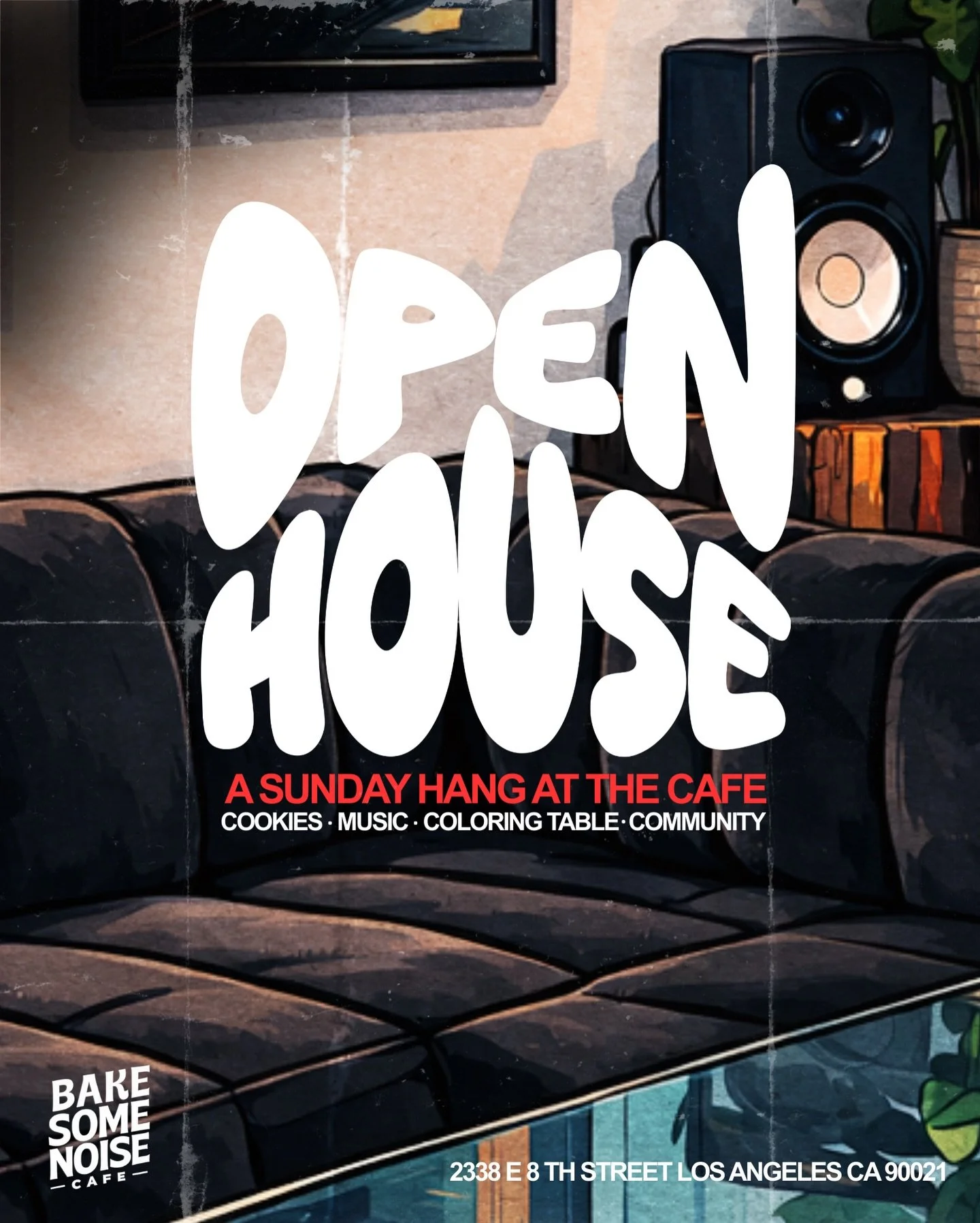 MORE LIVING ROOM. LESS COOKIE SHOP. SO LET&rsquo;S HANG! 

ON SELECT SUNDAYS, WE&rsquo;LL OPEN EARLY (AROUND 11AM) AND TAKE IT EASY. NO AGENDA. JUST A CHILL HANG OUT BECAUSE SUNDAYS ARE FOR WINDING DOWN. LAST CHANCE TO GET THE KIDS OUT THE HOUSE BEFO