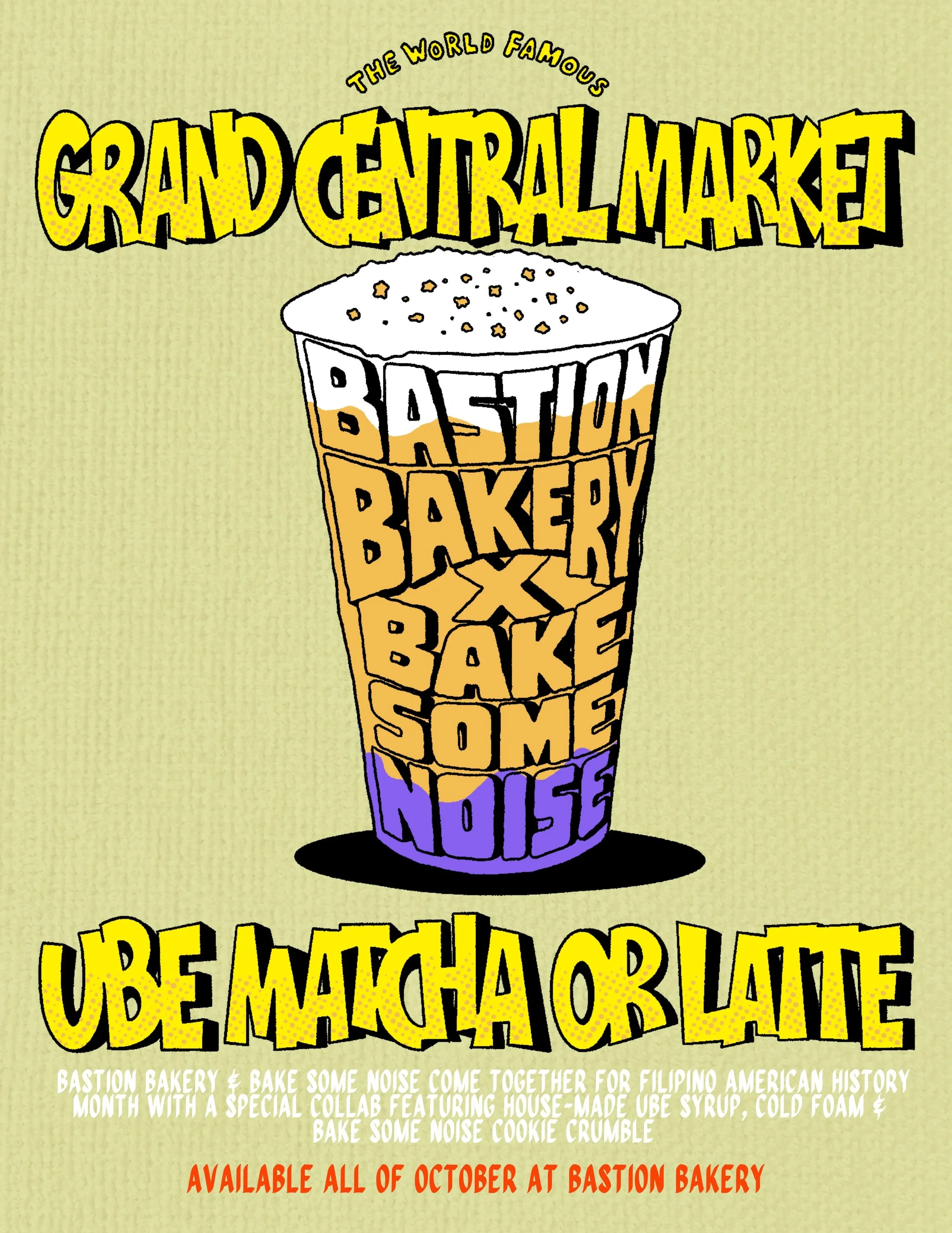 AVAILABLE THIS SATURDAY + EVERY DAY IN OCTOBER AT @bastionbakery. PRO TIP: TELL &lsquo;EM TO GO HEAVY ON THE CRUMBS🍪🍪🍪 #bakesomenoise