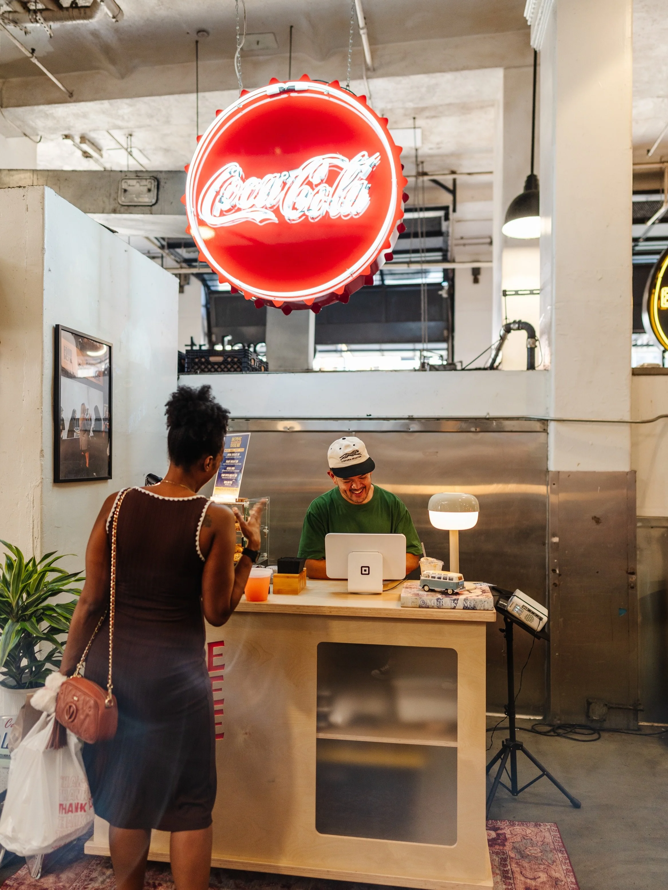 THANK YOU TO EVERYONE WHO CAME BY THE FIRST WEEKEND OF OUR POP UP AT @grandcentralmarketla. FRIENDS. FAMILY. PEOPLE WE MET FOR THE FIRST TIME. HOPE TO SEE MORE OF YOU THIS WEEKEND! HERE FOR A GOOD TIME, NOT A LONG TIME! #bakesomenoise