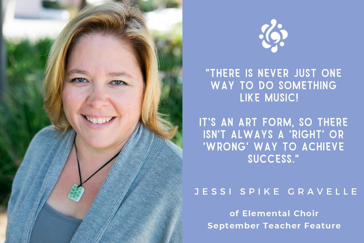 Our September Teacher Feature is Jessi Spike Gravelle, veteran SMMUSD teacher AND our beloved Elemental Choir Director! 🎶 We spoke with Jessi about how she started making music as a child, why she loves teaching in Santa Monica, and more!
.
P.S. the
