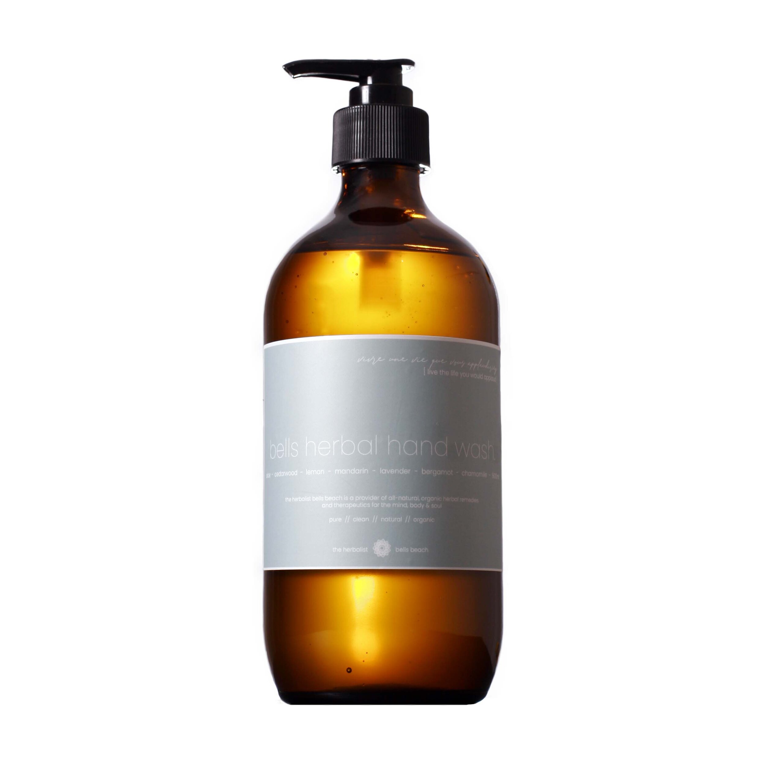 bells essential tangerine rind & chamomile flower hand wash