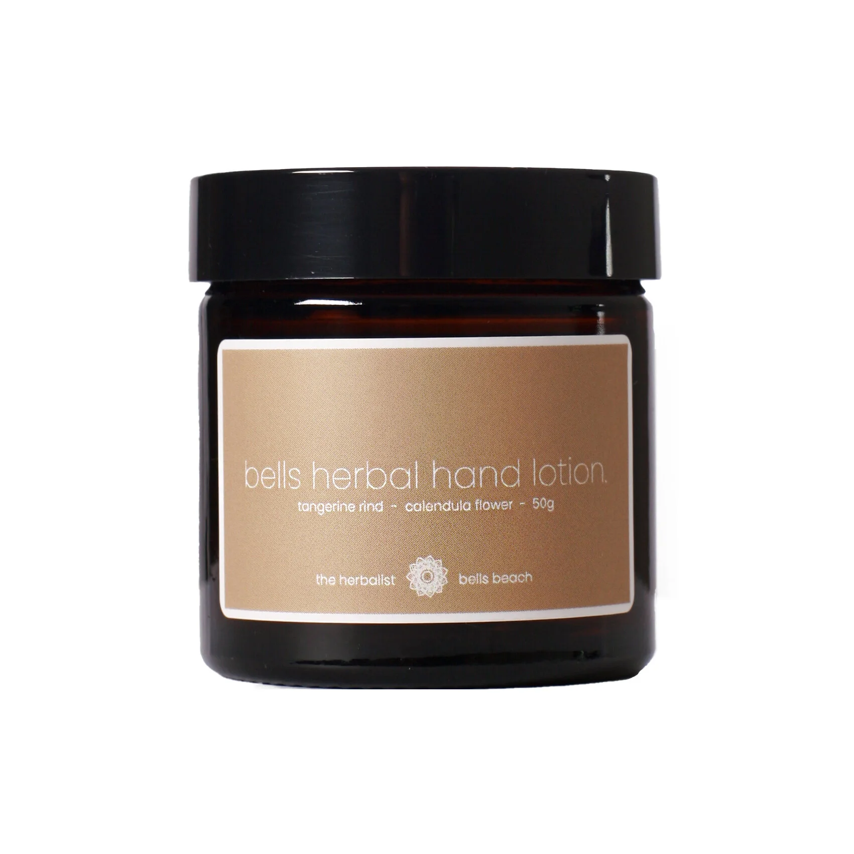 bells herbal tangerine rind & calendula flower hand lotion 50ml