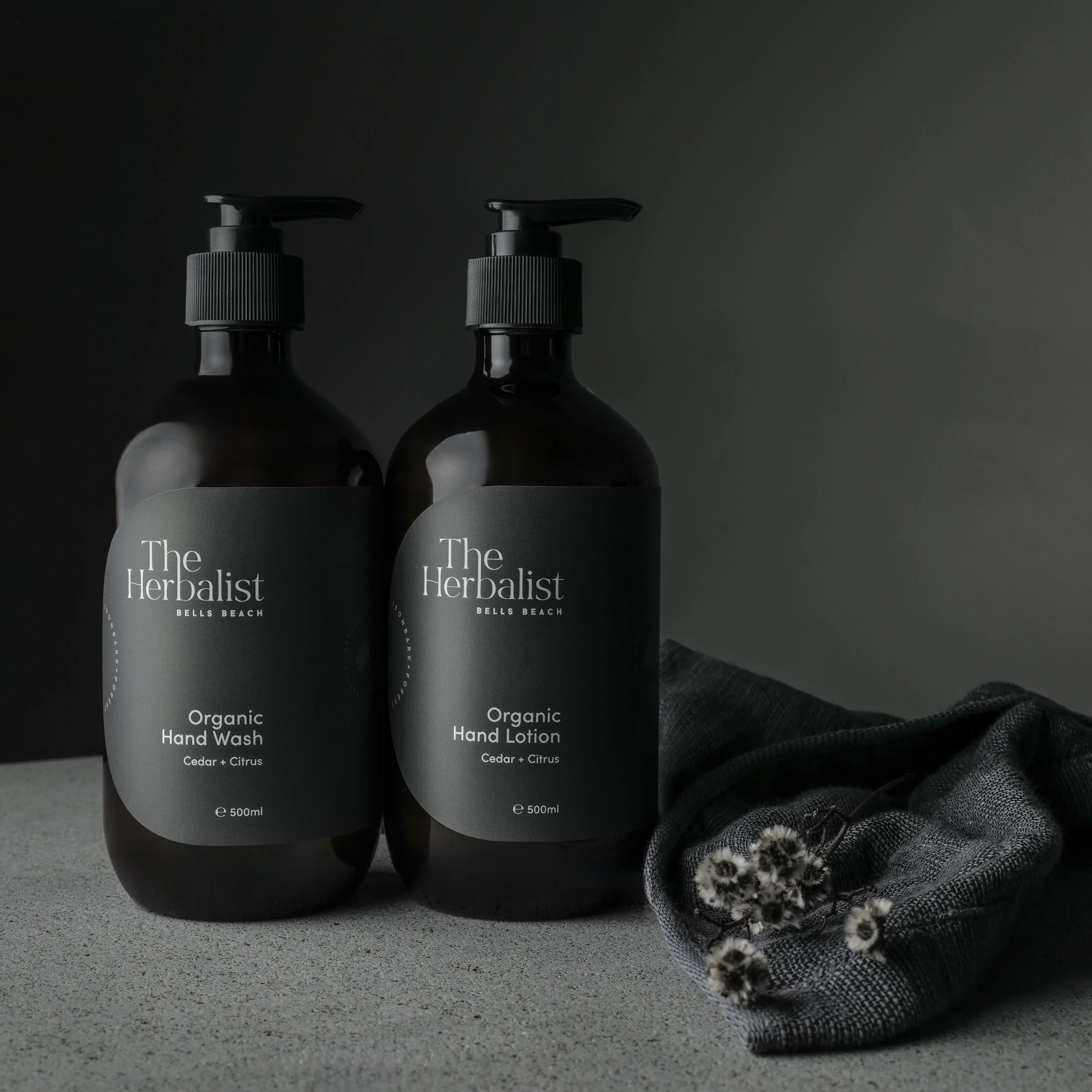 Organic Hand Care Set ~ Cedar + Citrus