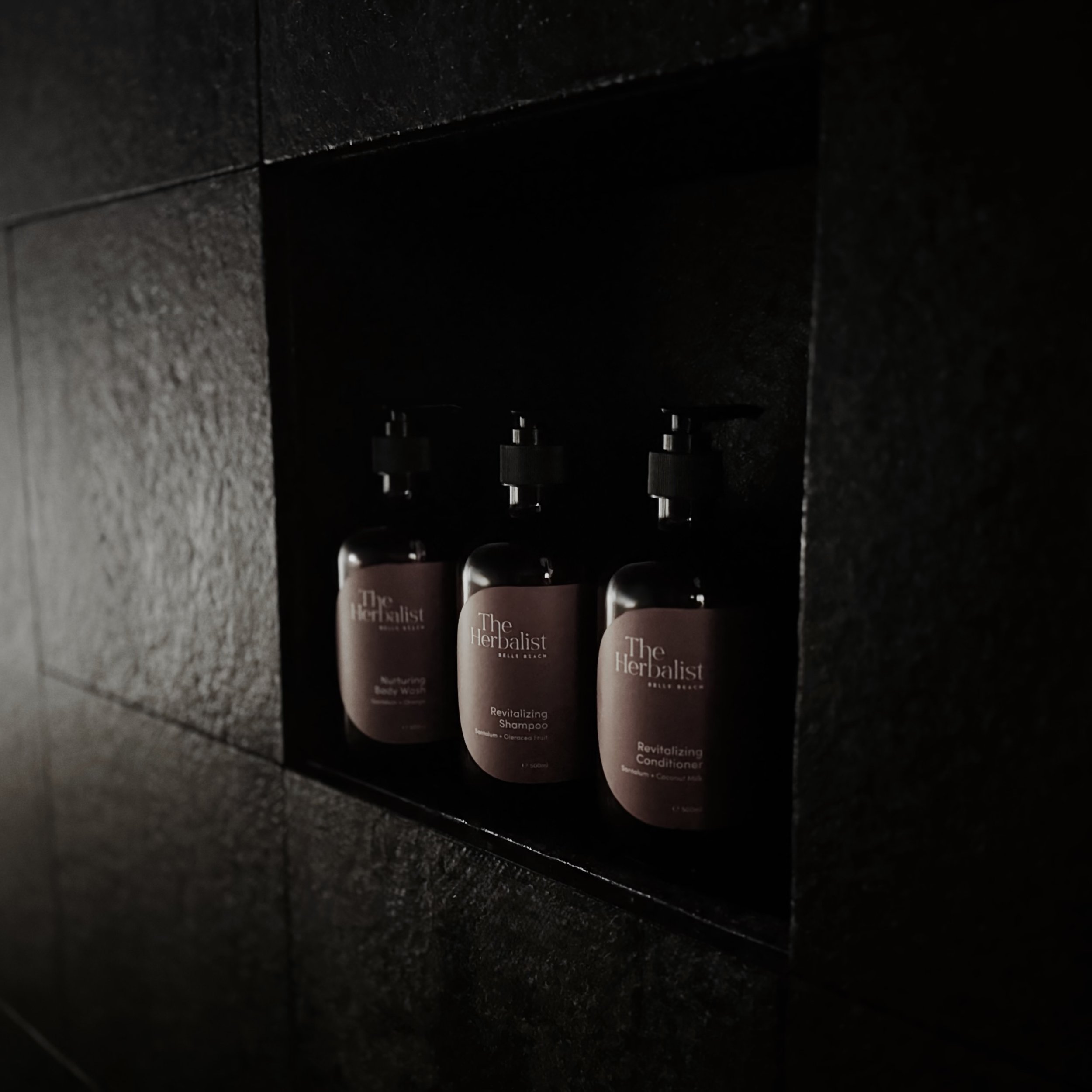 Earth + Wood Shower Trio