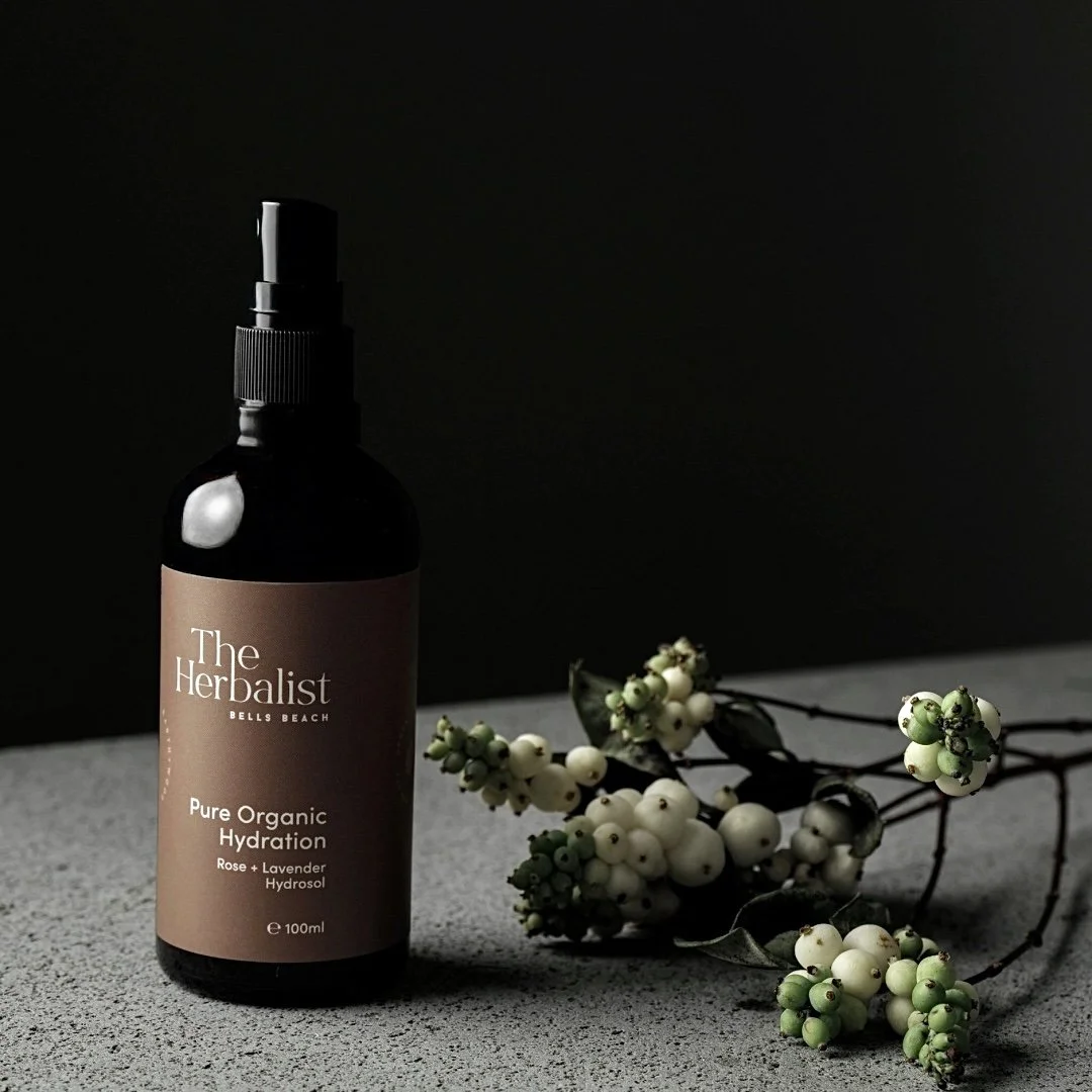 Certified Organic Rose & Lavender Hydrosol (100 mL)