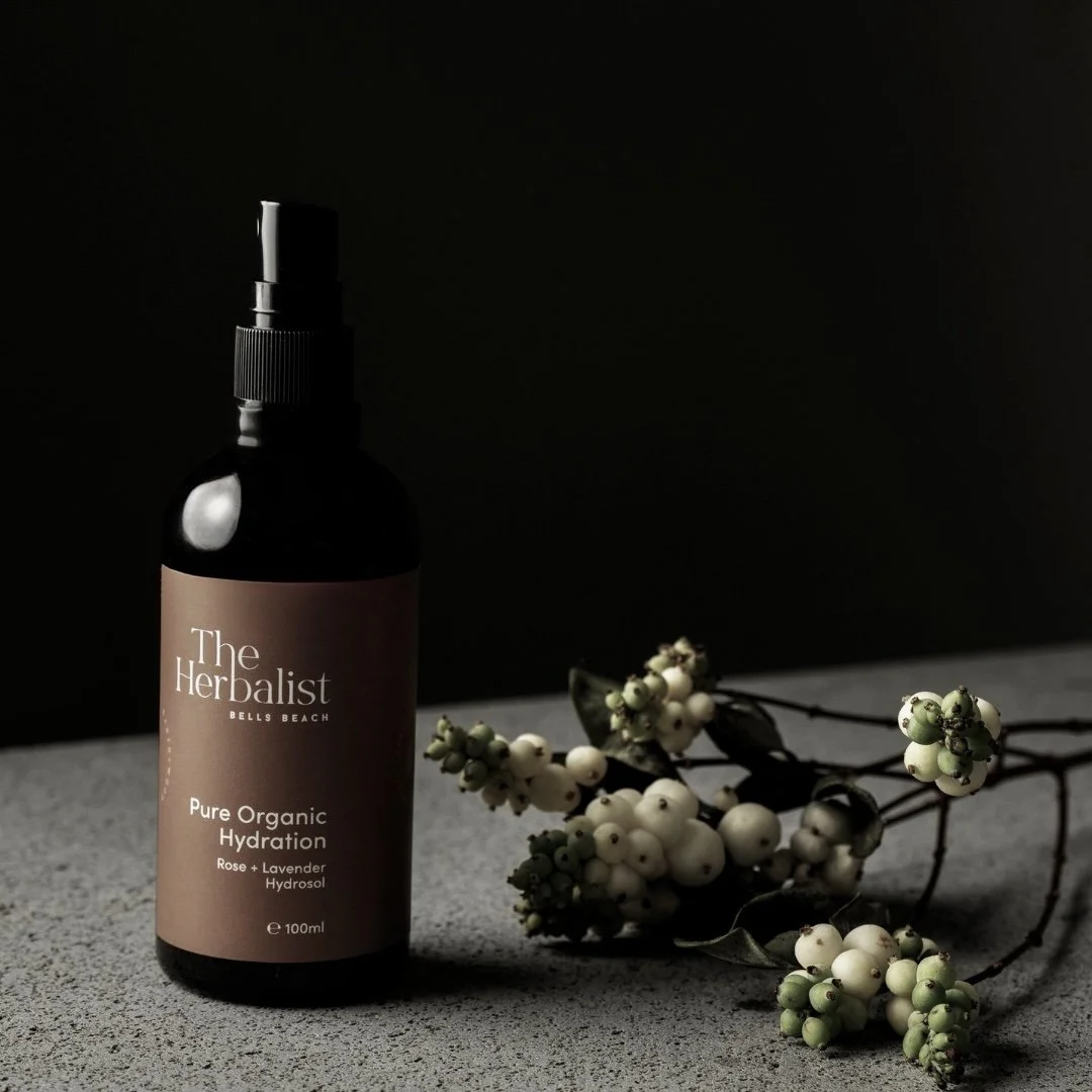 Certified Organic Rose & Lavender Hydrosol (100 mL)