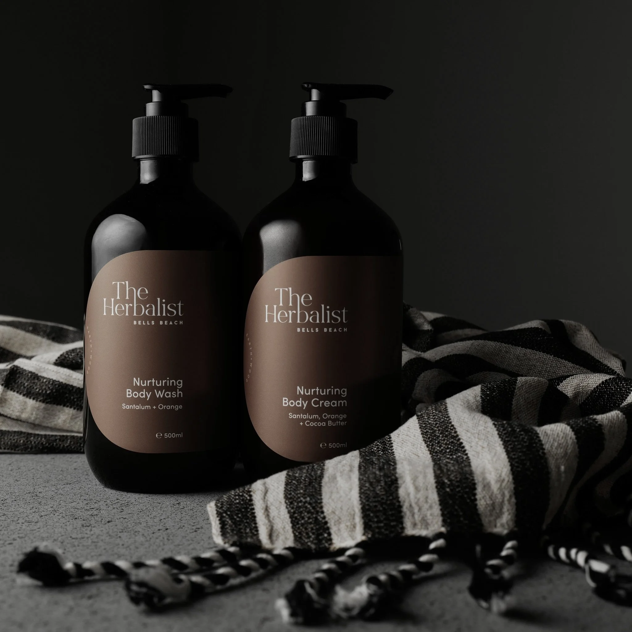 Nurturing Body Care Duo with Santalum + Orange