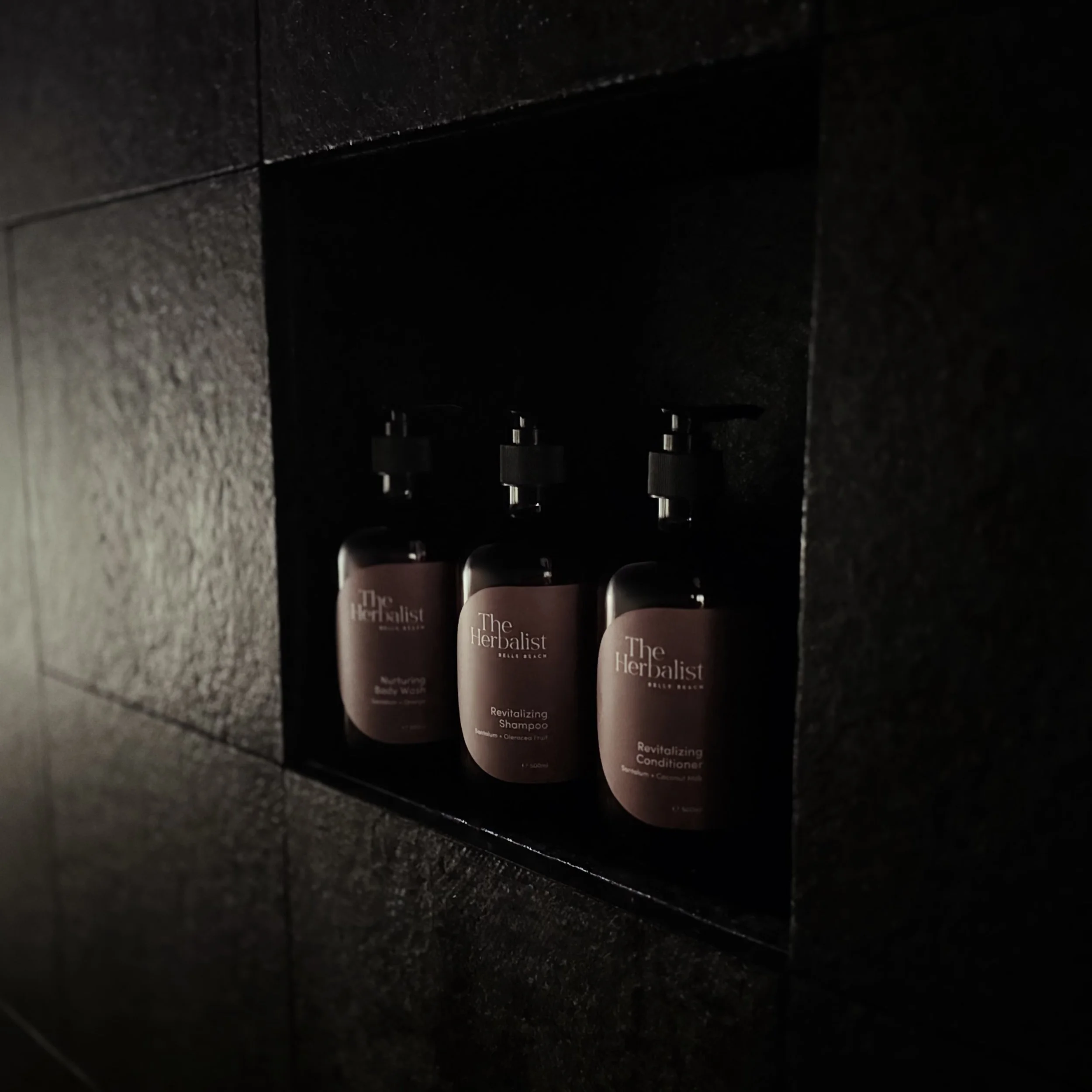 Earth + Wood Shower Trio