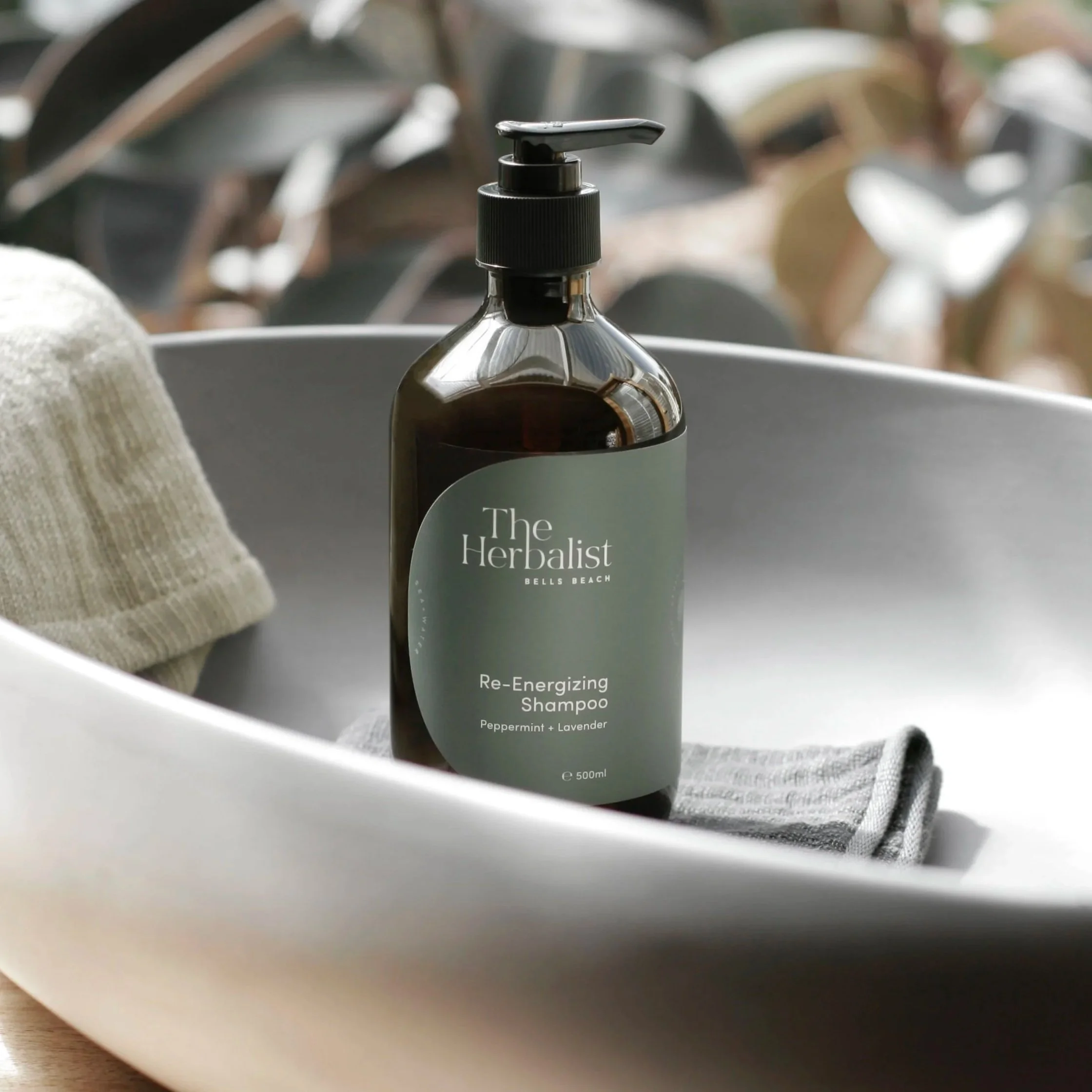 Re-Energizing Peppermint + Lavender Shampoo