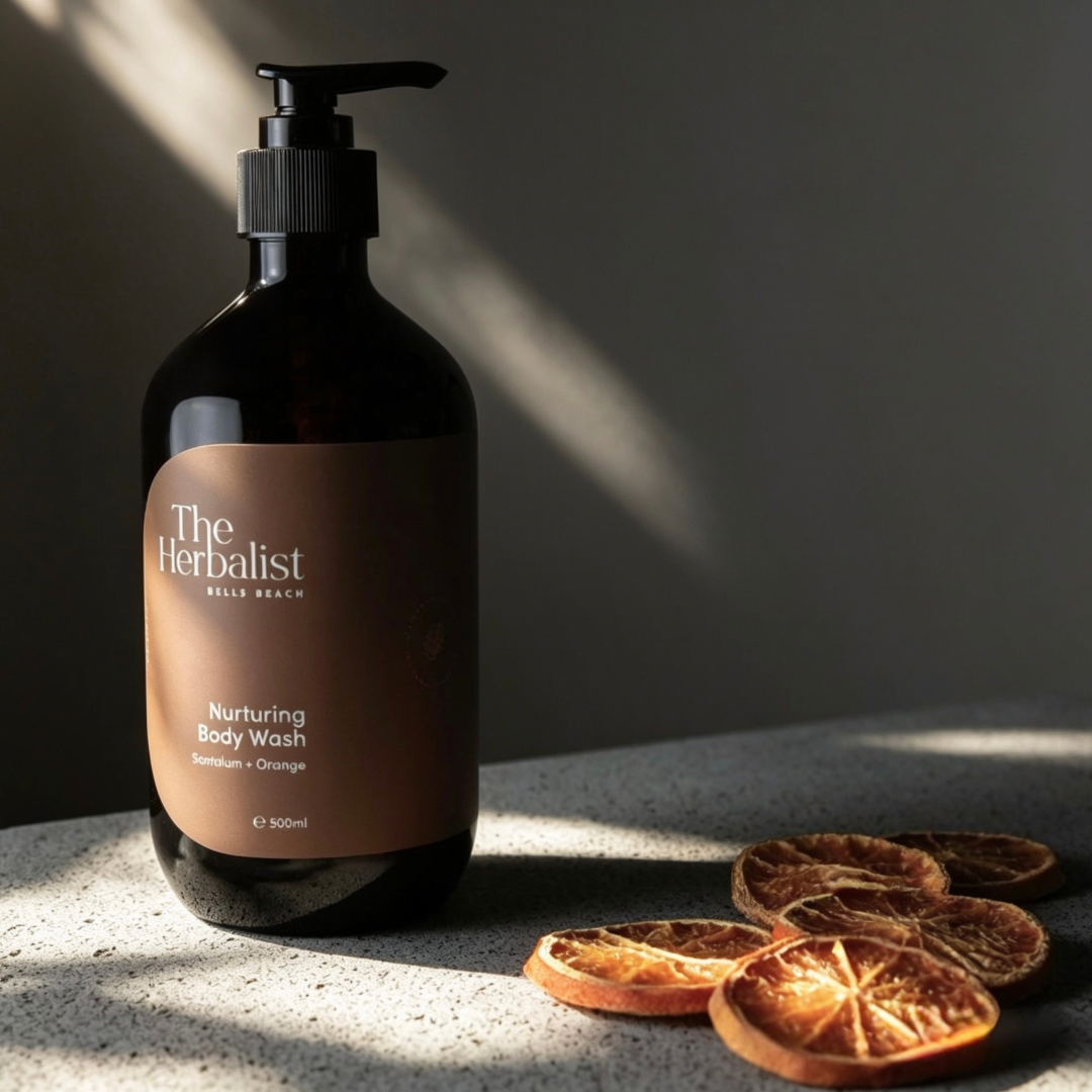 Nurturing Body Wash with Santalum + Orange